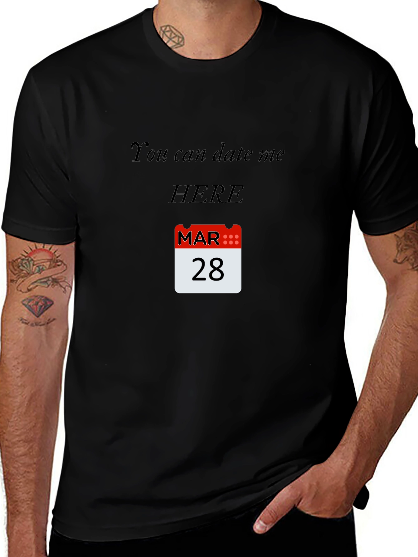Variant 3 of You Can Date Me Here March 28 T-Shirt