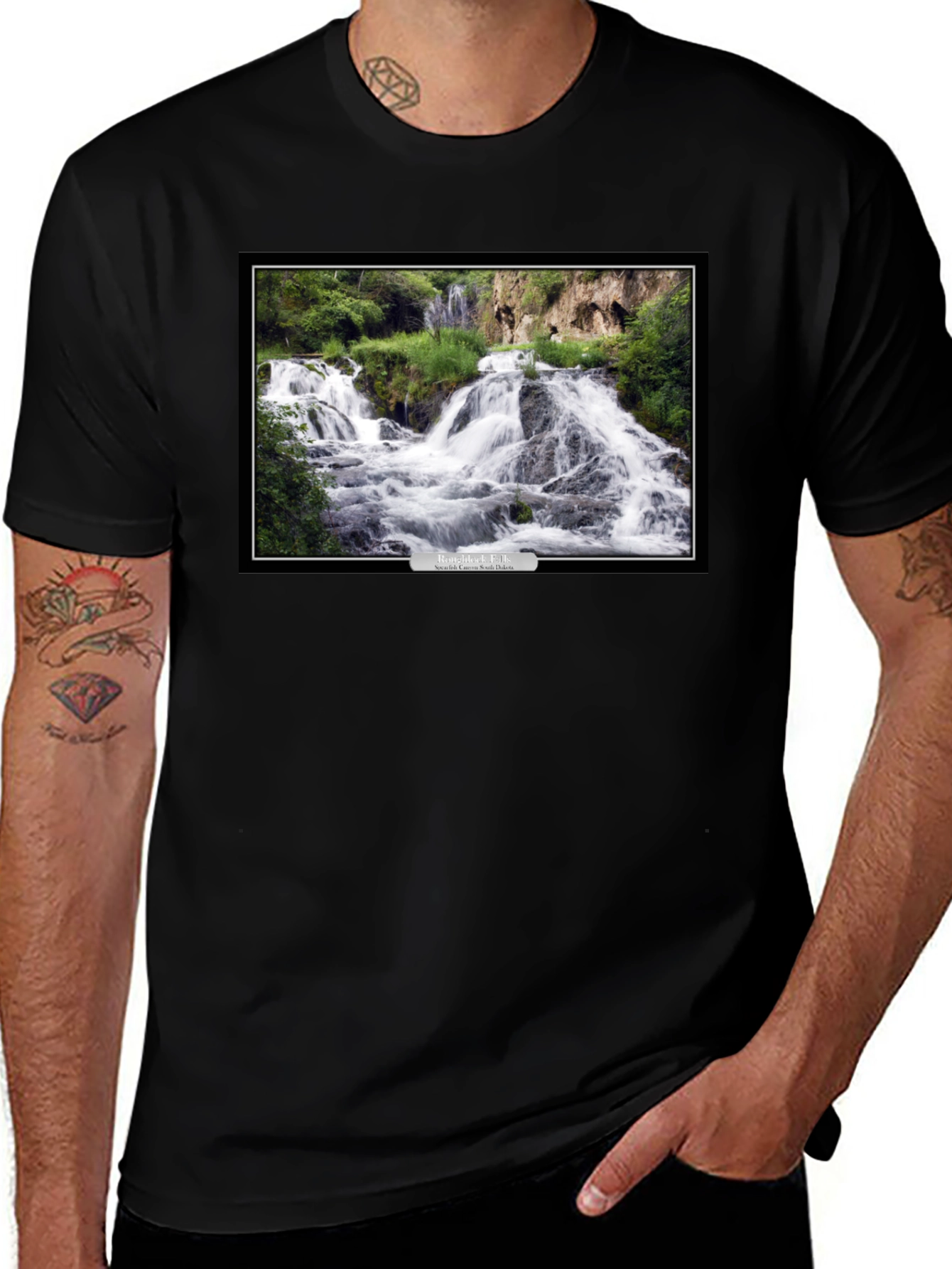 Variant 26 of Falls Park Sioux Falls SD Graphic Tee