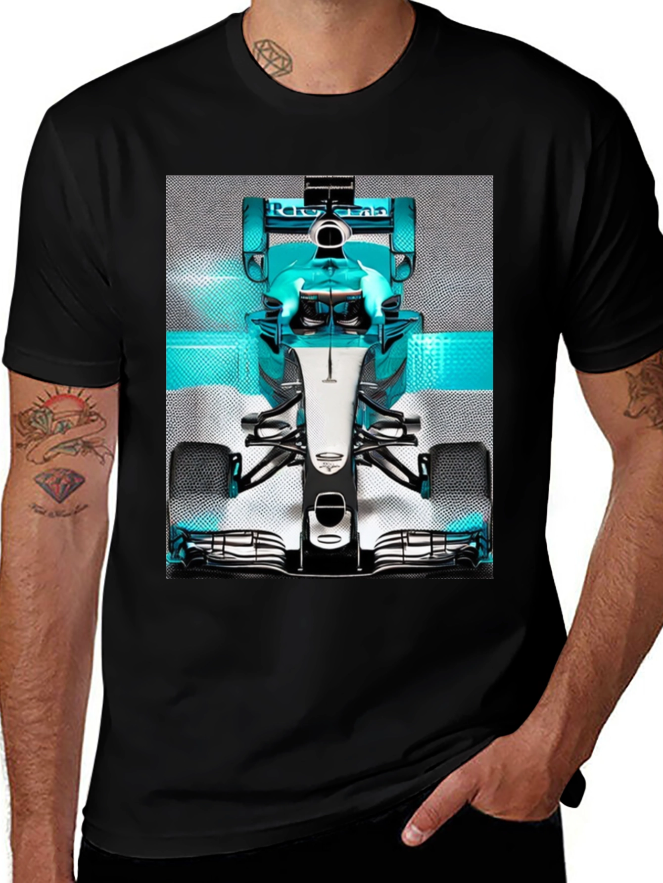Variant 15 of Formula 1 Car Graphic Tee - Racing Fan Shirt