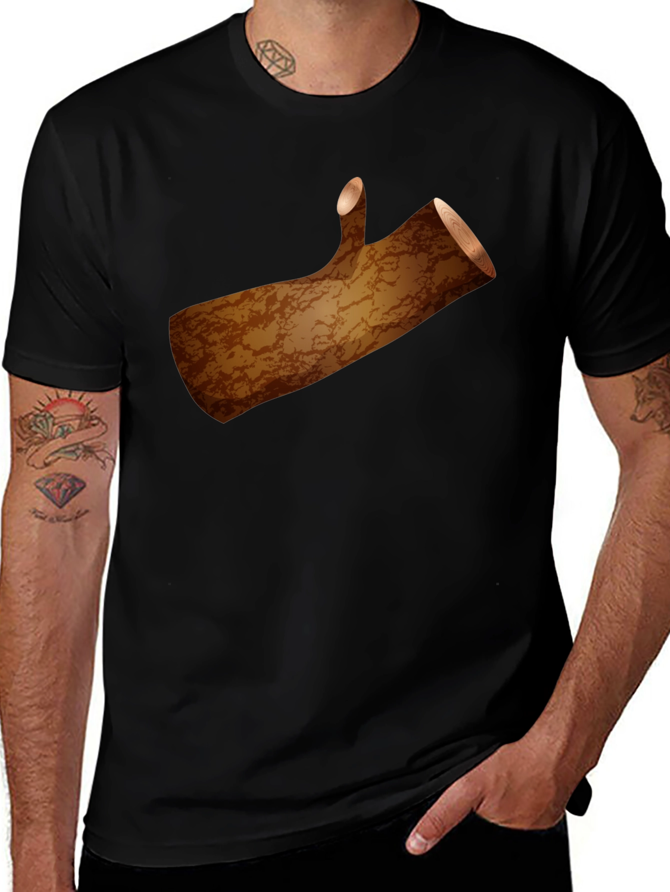 Variant 12 of Novelty Log T-Shirt