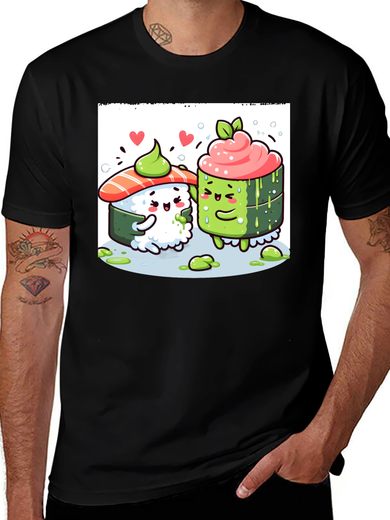 Variant 7 of Sushi Love Graphic Tee