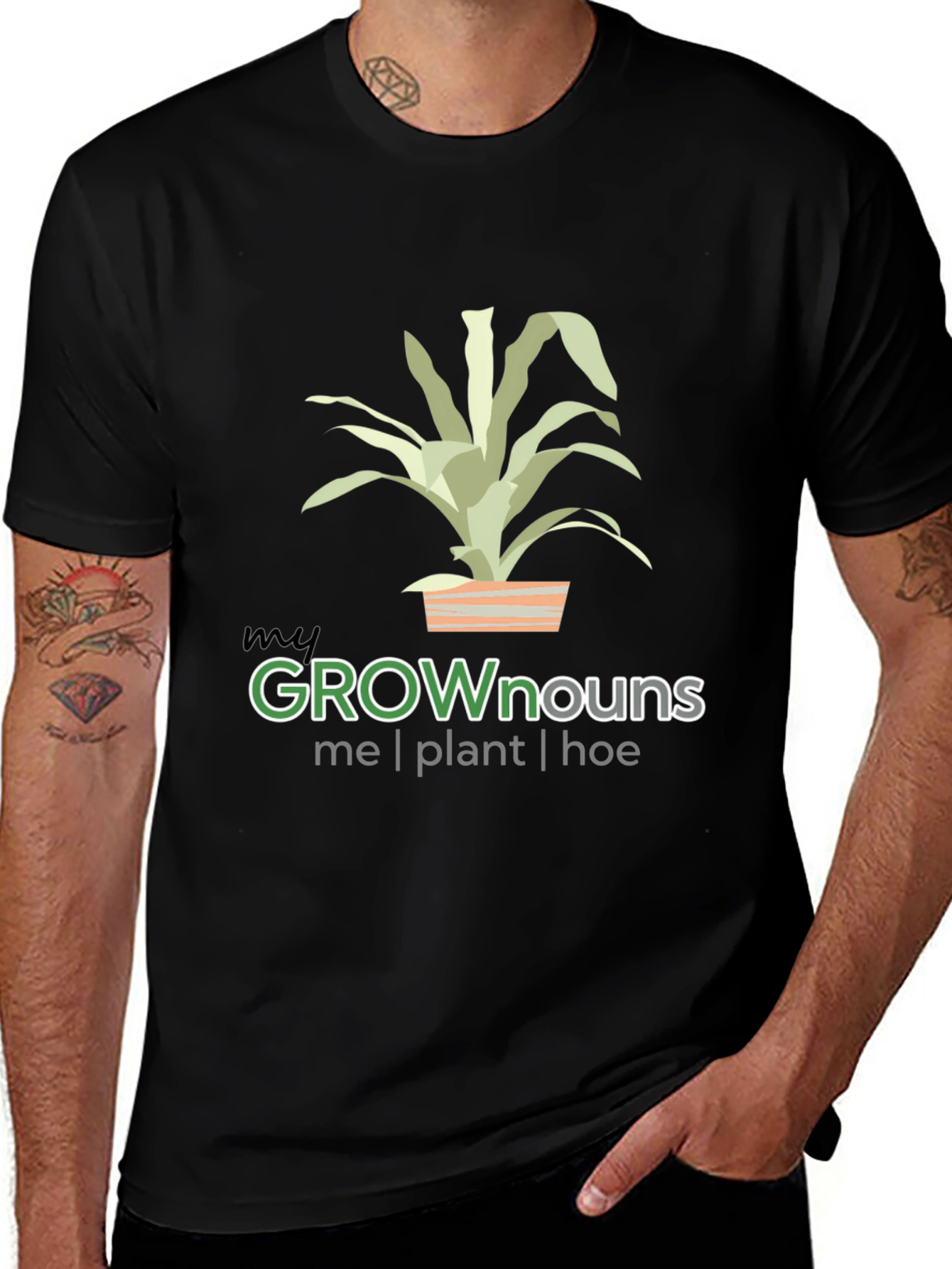 Variant 2 of My GROWnouns T-Shirt - Plant Lover Tee