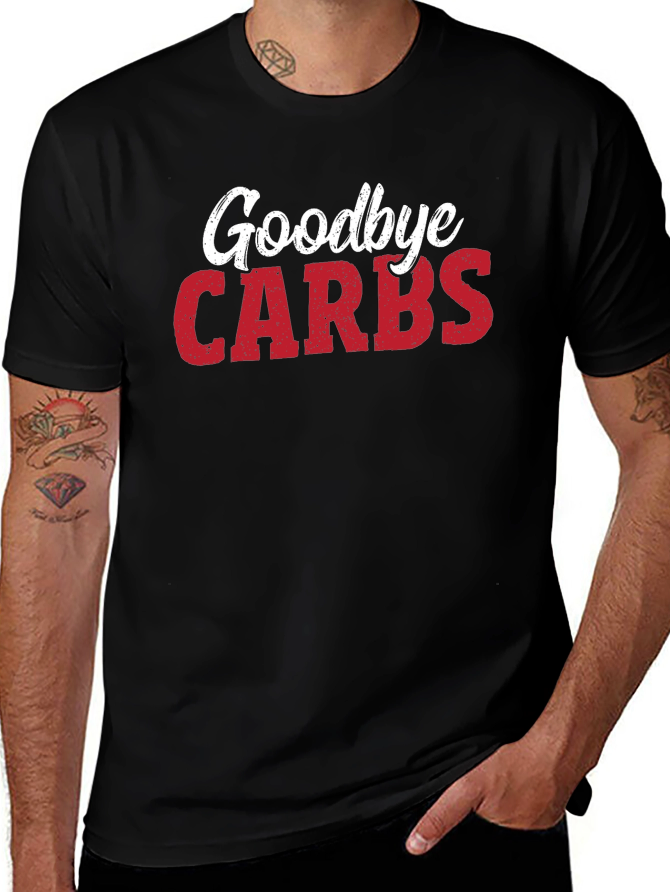 Variant 13 of Goodbye Carbs T-Shirt - Funny Diet Tee