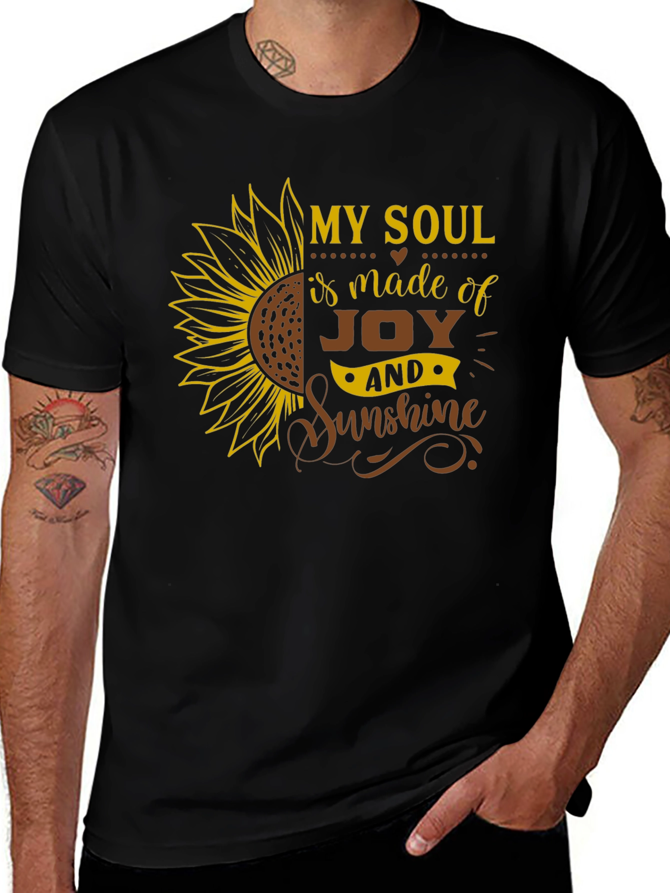 Variant 28 of My Soul Sunflower Graphic Tee