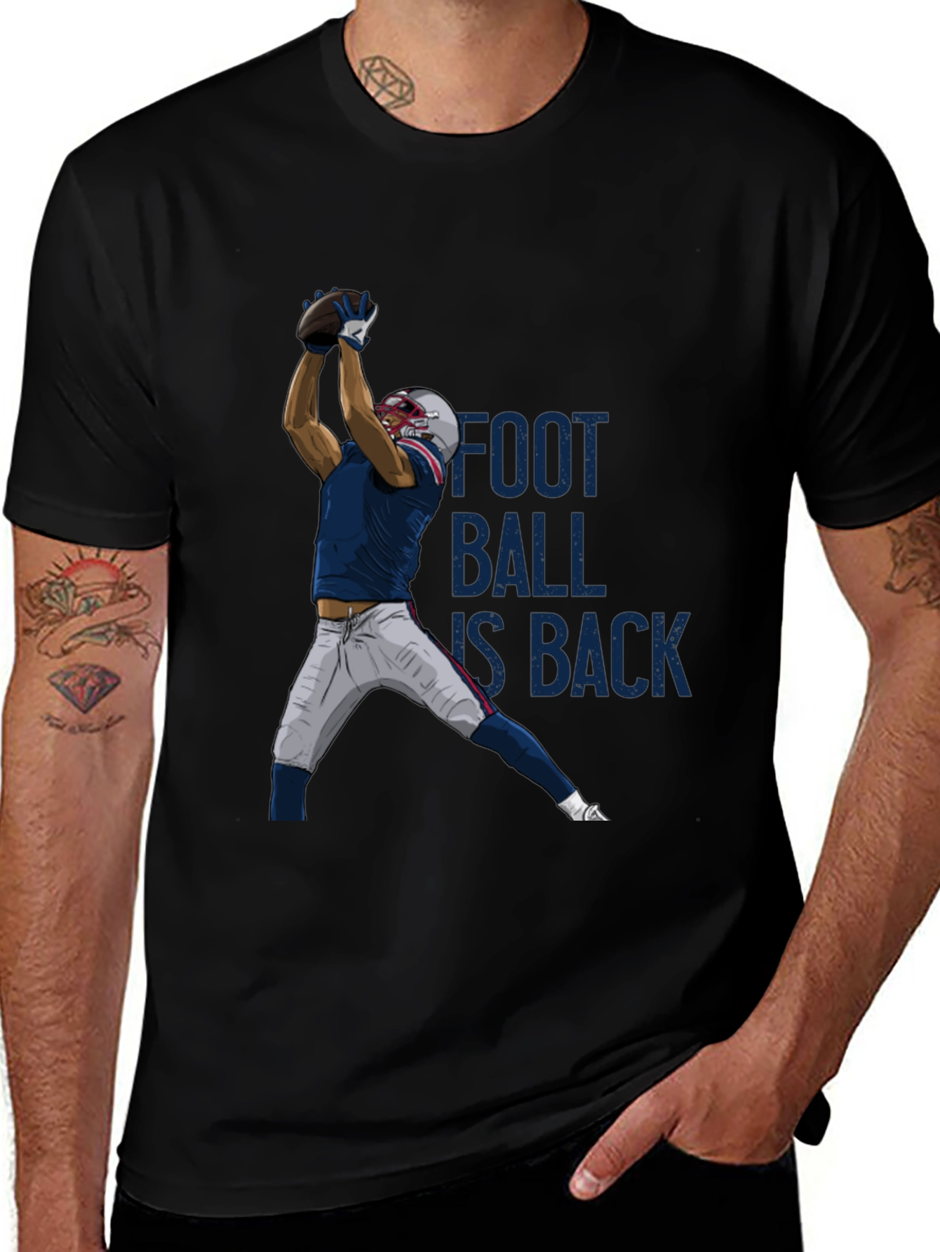 Variant 16 of Football Is Back Graphic T-Shirt