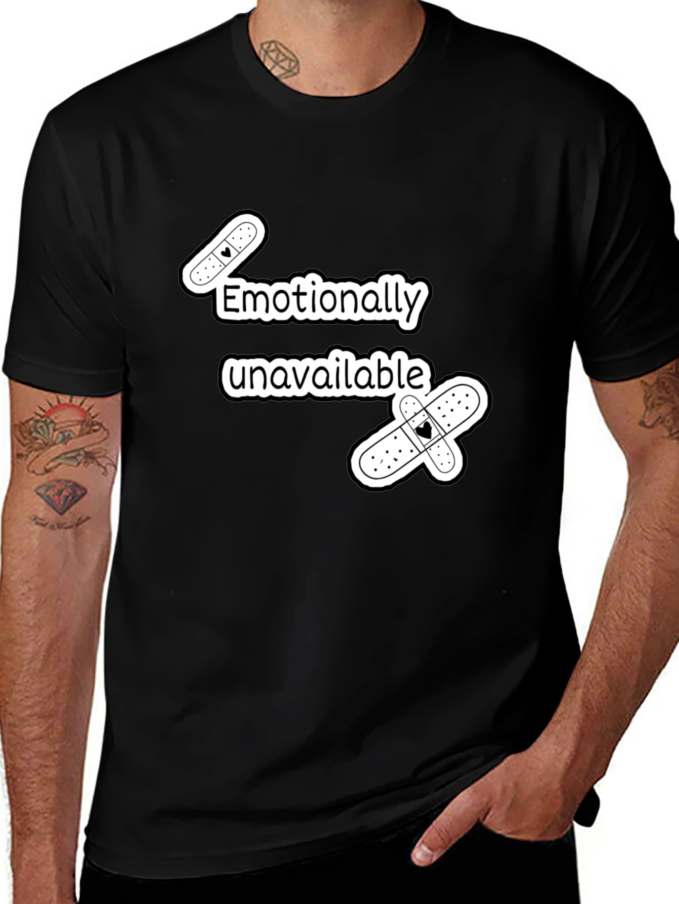 Variant 30 of Emotionally Unavailable Graphic T-Shirt