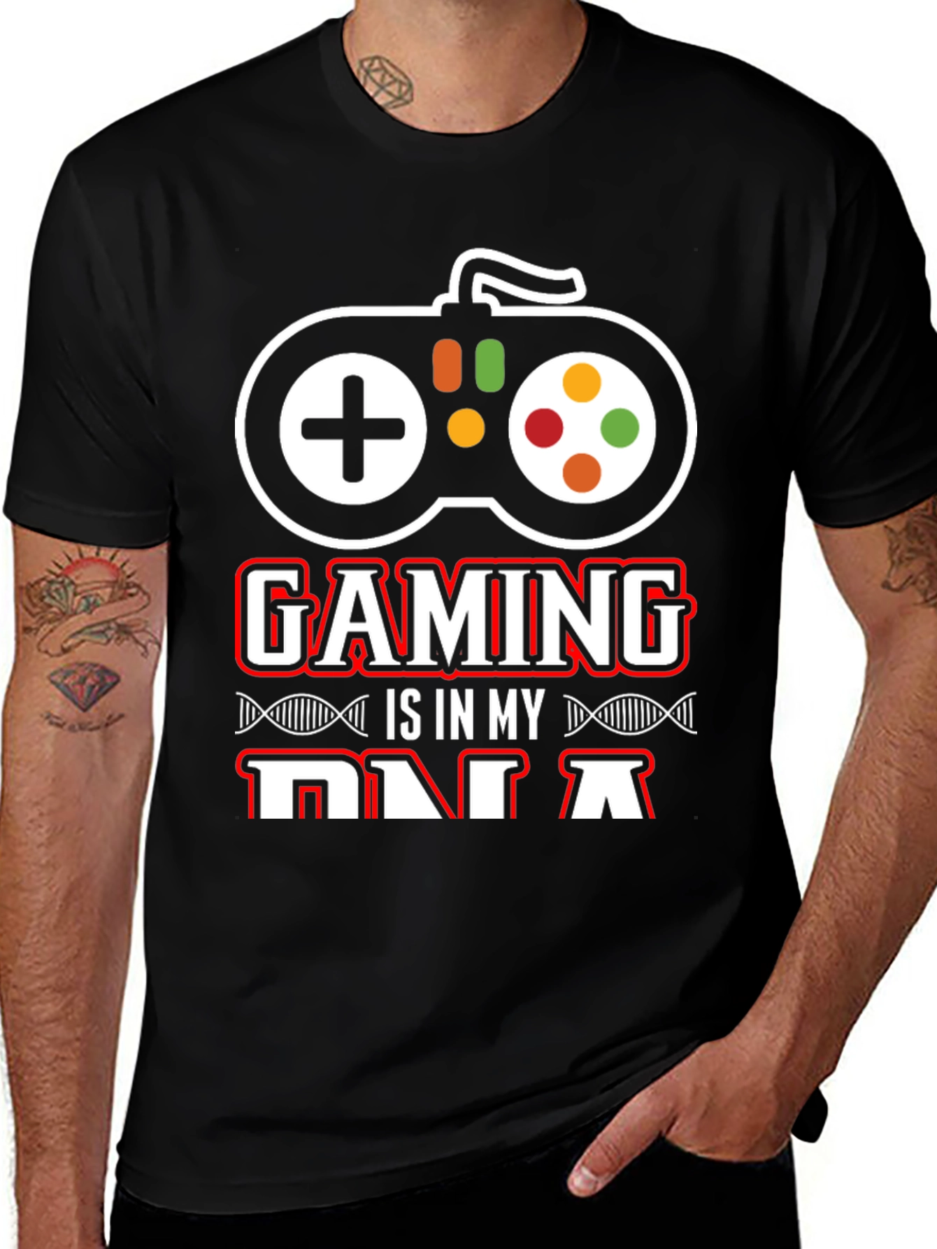 Variant 27 of Gaming is in my DNA - Gamer T-Shirt