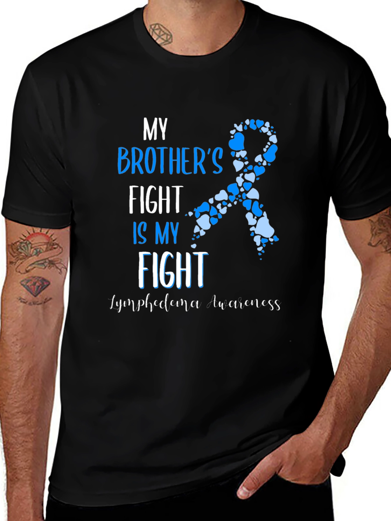 My Brother's Fight Lymphoedema Awareness T-Shirt