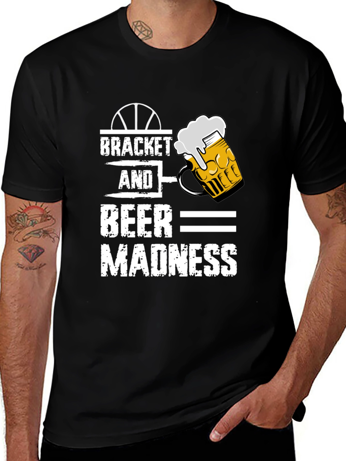 Variant 21 of Bracket and Beer Madness Graphic Tee