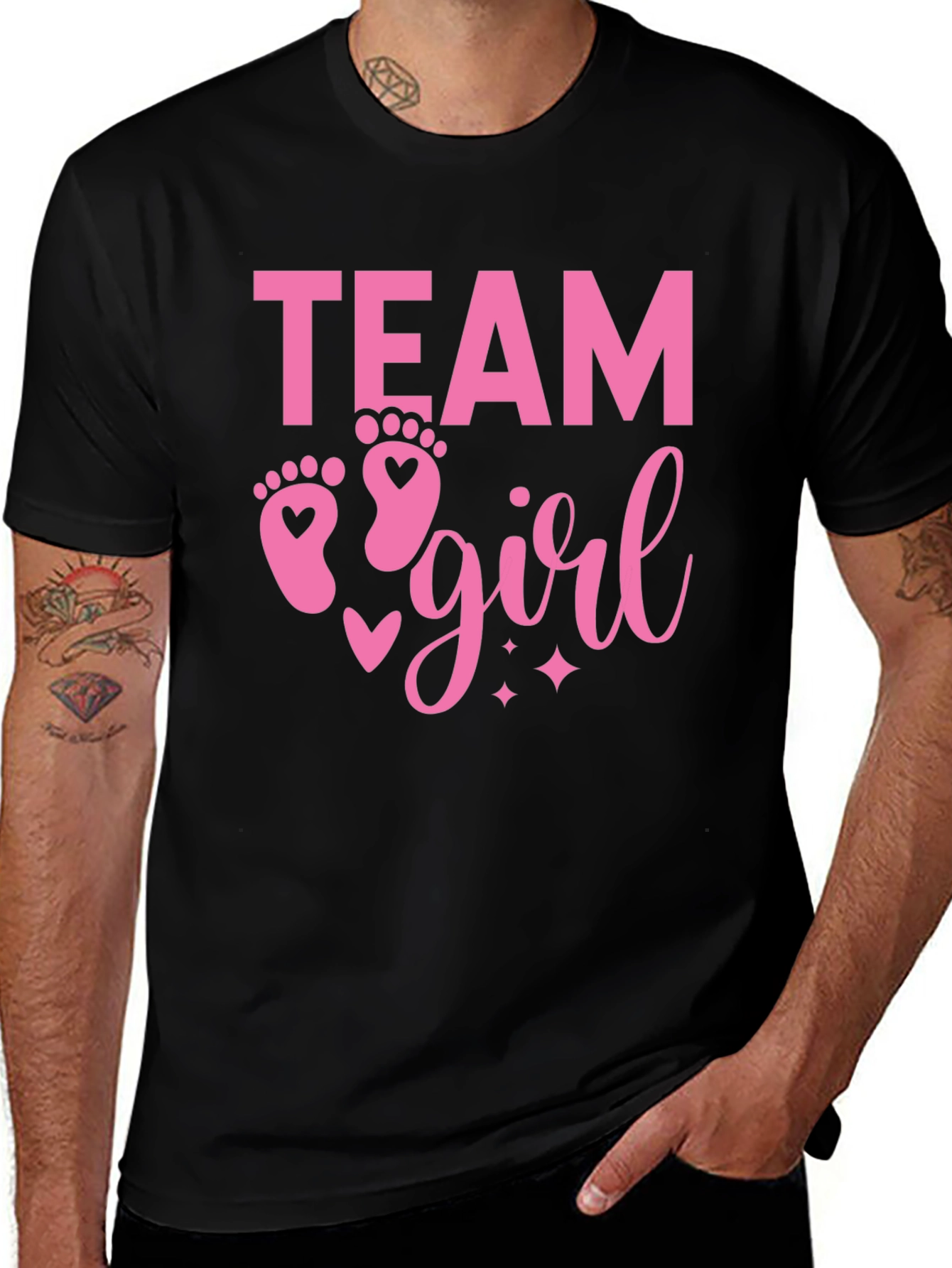 Team Girl Baby Shower T-Shirt
