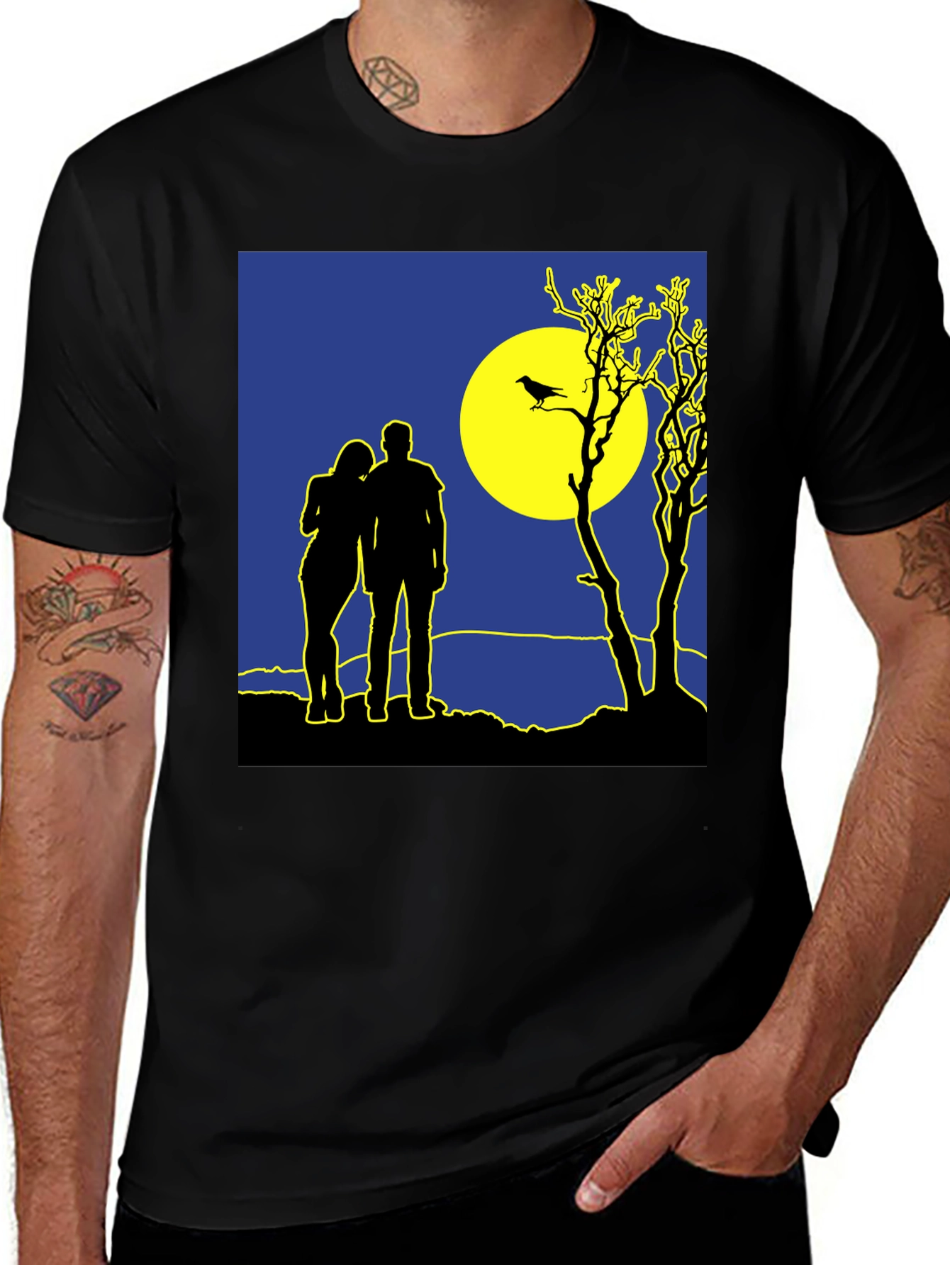 Variant 30 of Moonlit Silhouette T-Shirt