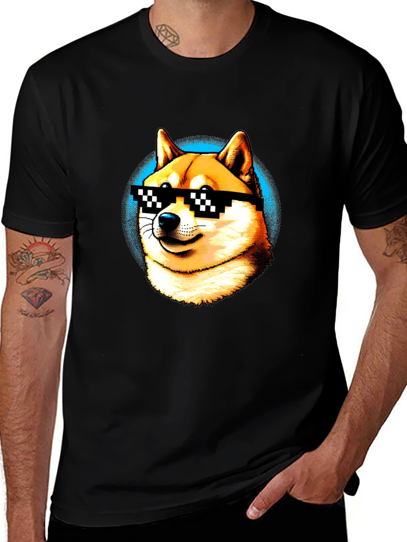 Doge Meme T-Shirt - Shiba Inu Swag Glasses Tee