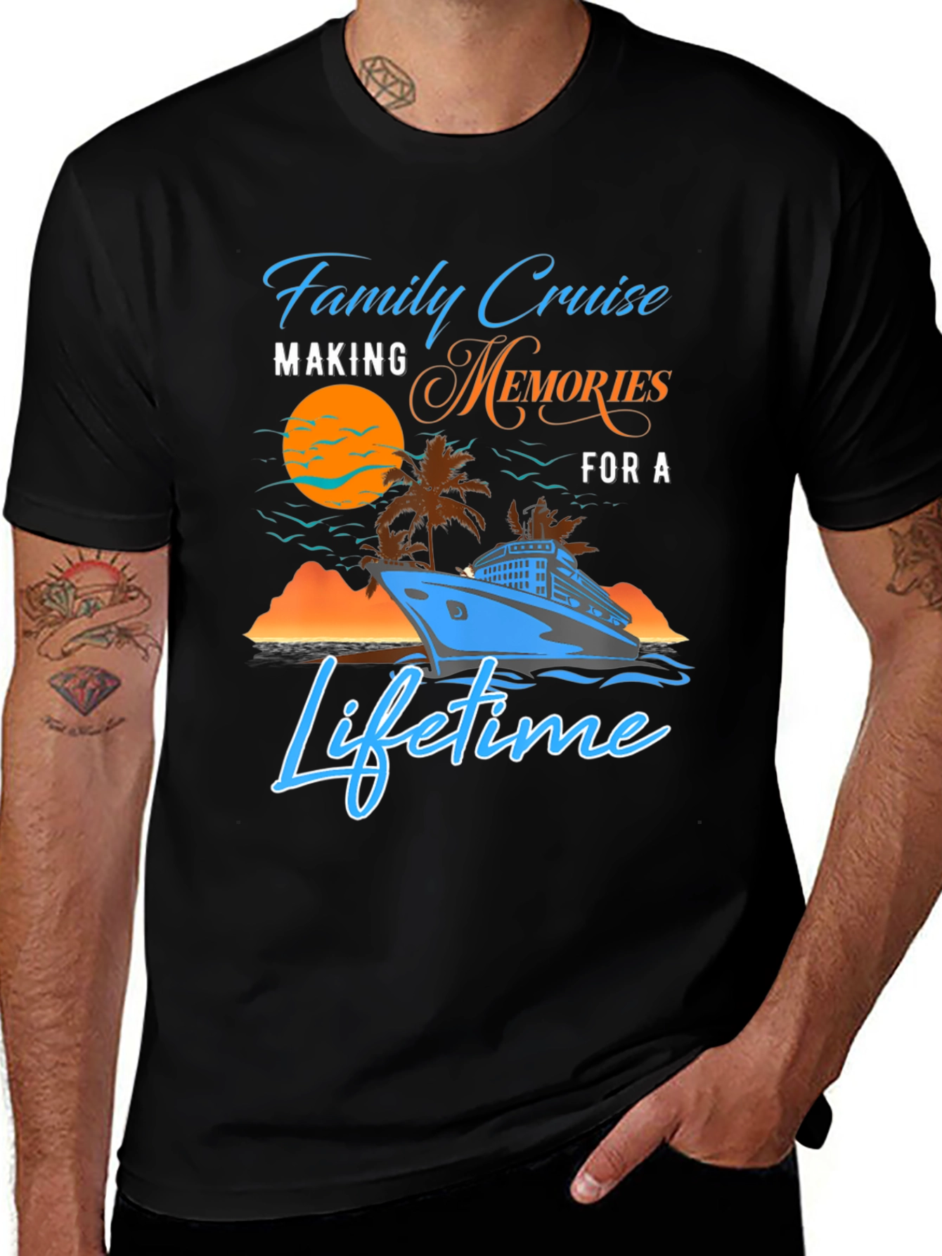 Variant 10 of Family Cruise Memories T-Shirt