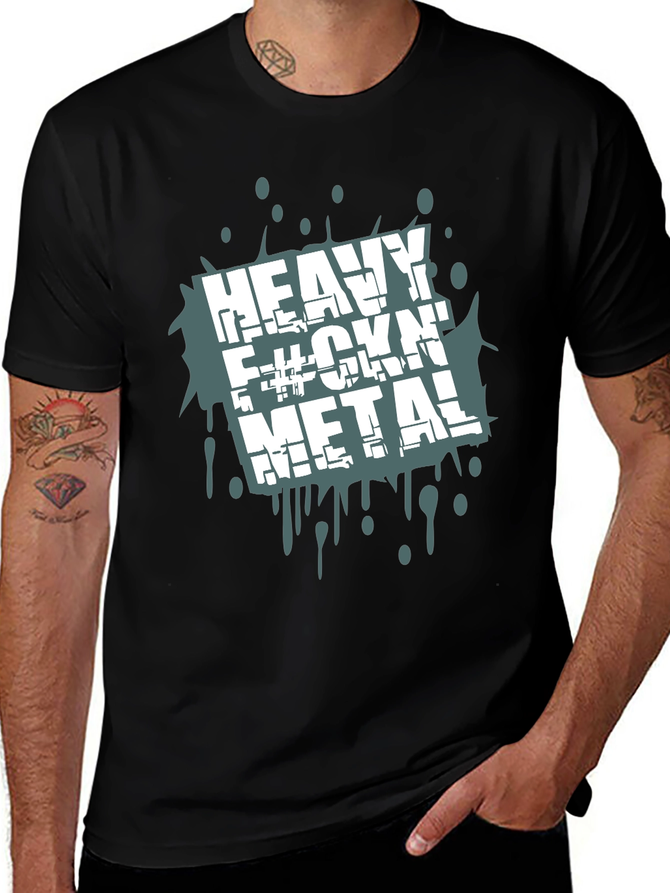 Variant 9 of Heavy Metal Graphic Tee - Bold Statement Shirt