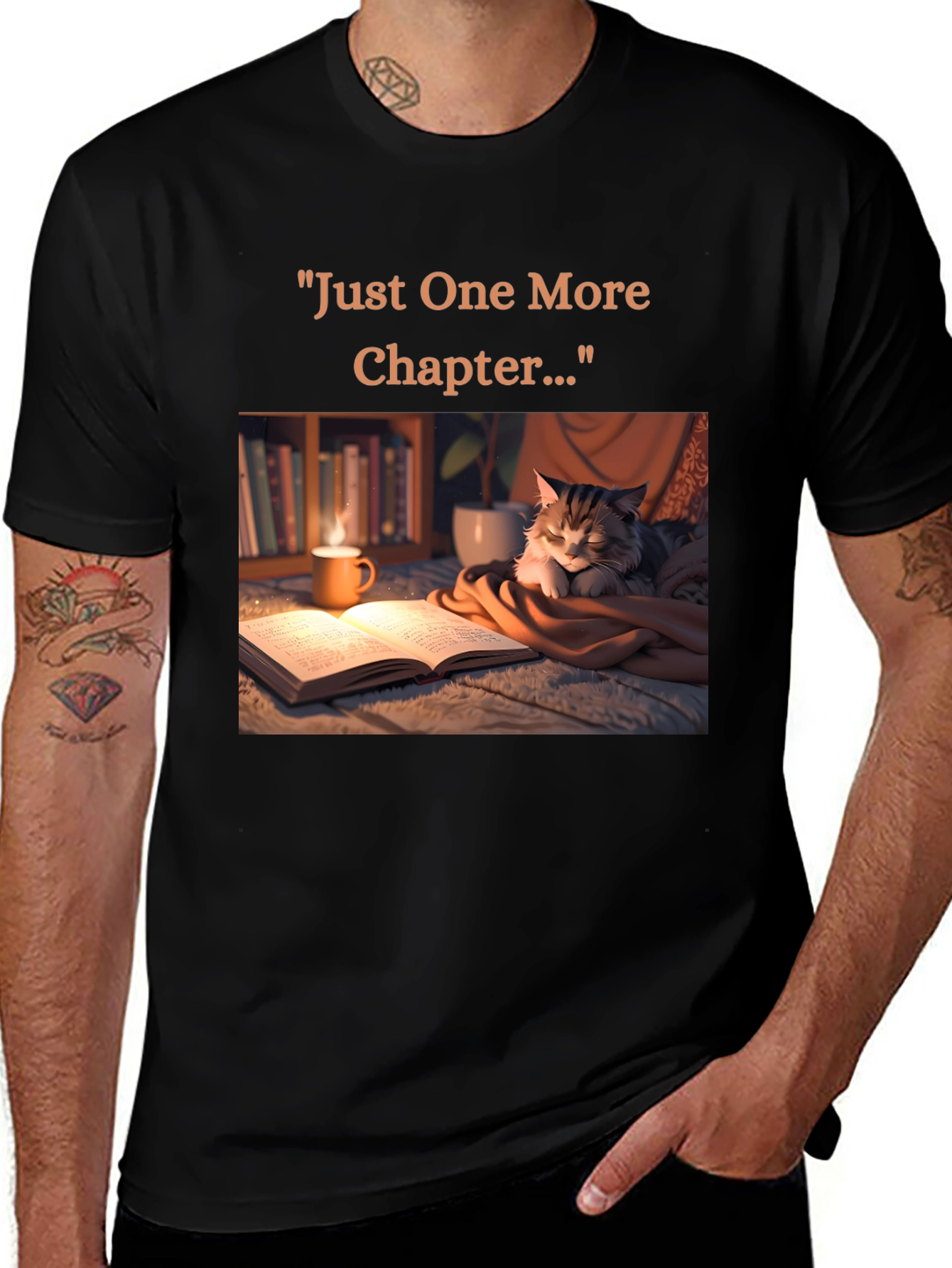 Just One More Chapter Cat Unisex T-Shirt
