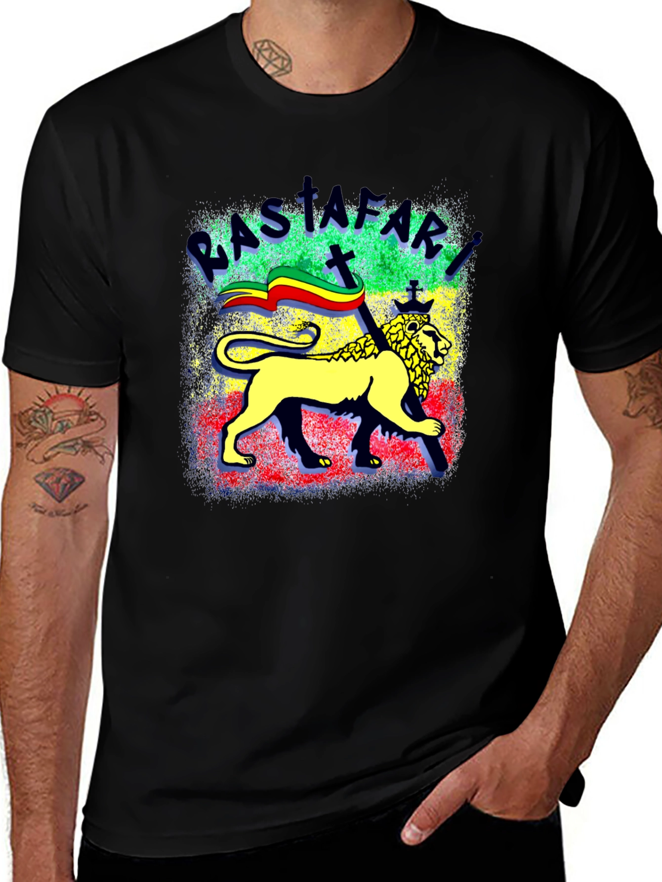Rastafari Lion T-Shirt - Reggae Inspired