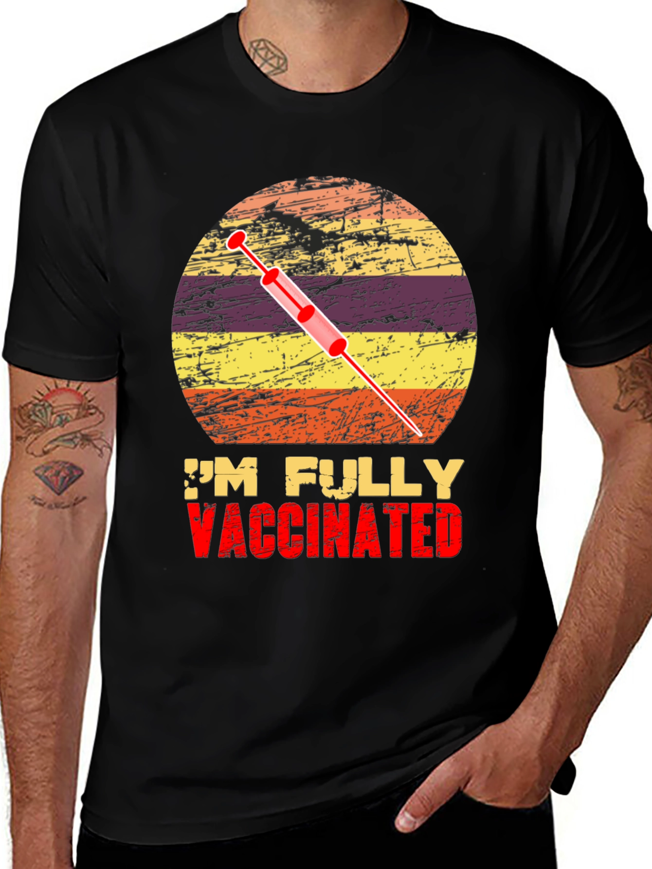 Variant 16 of Fully Vaccinated Graphic Tee
