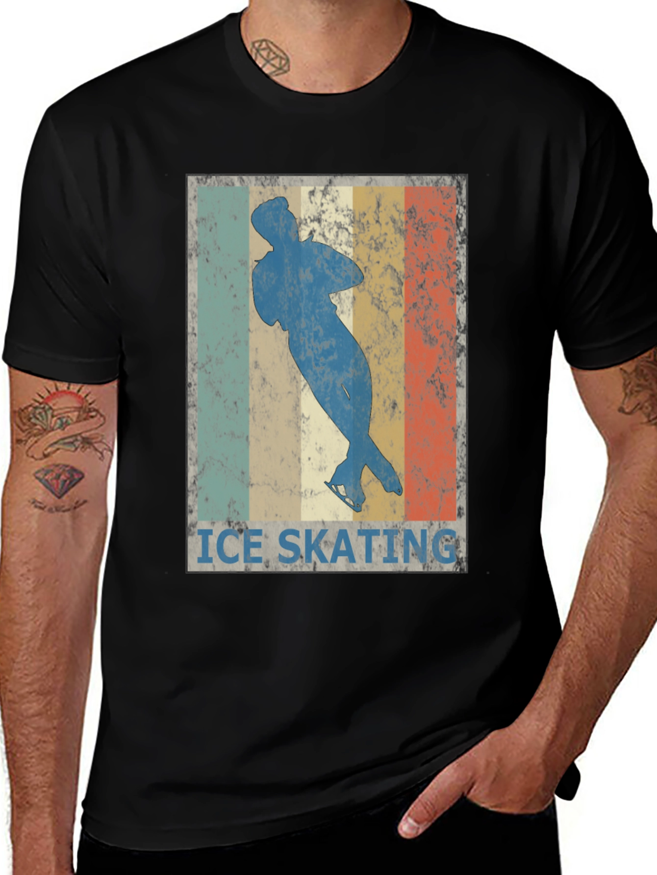Variant 12 of Vintage Ice Skating Graphic Tee