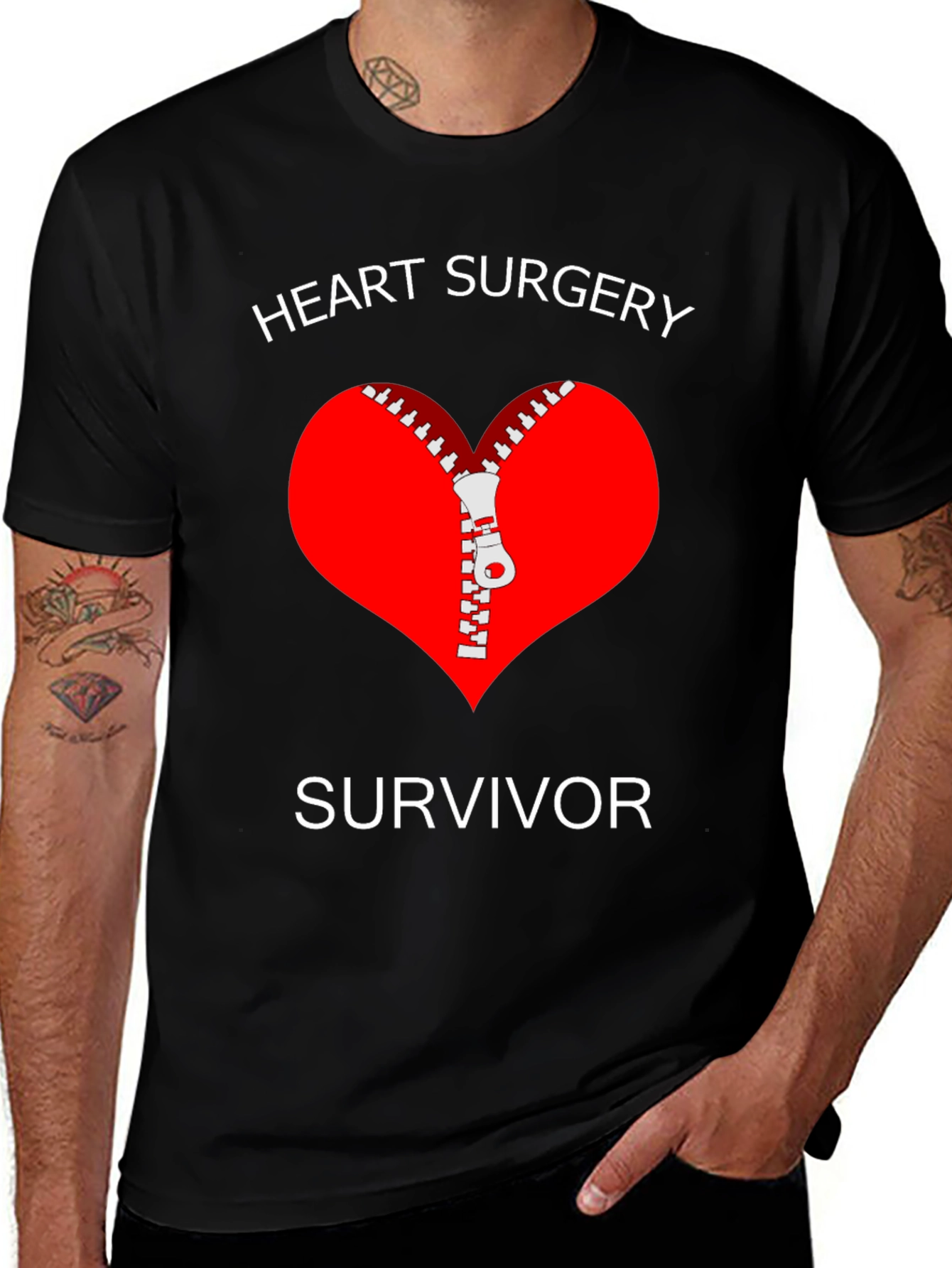 Variant 19 of Heart Surgery Survivor Graphic Tee