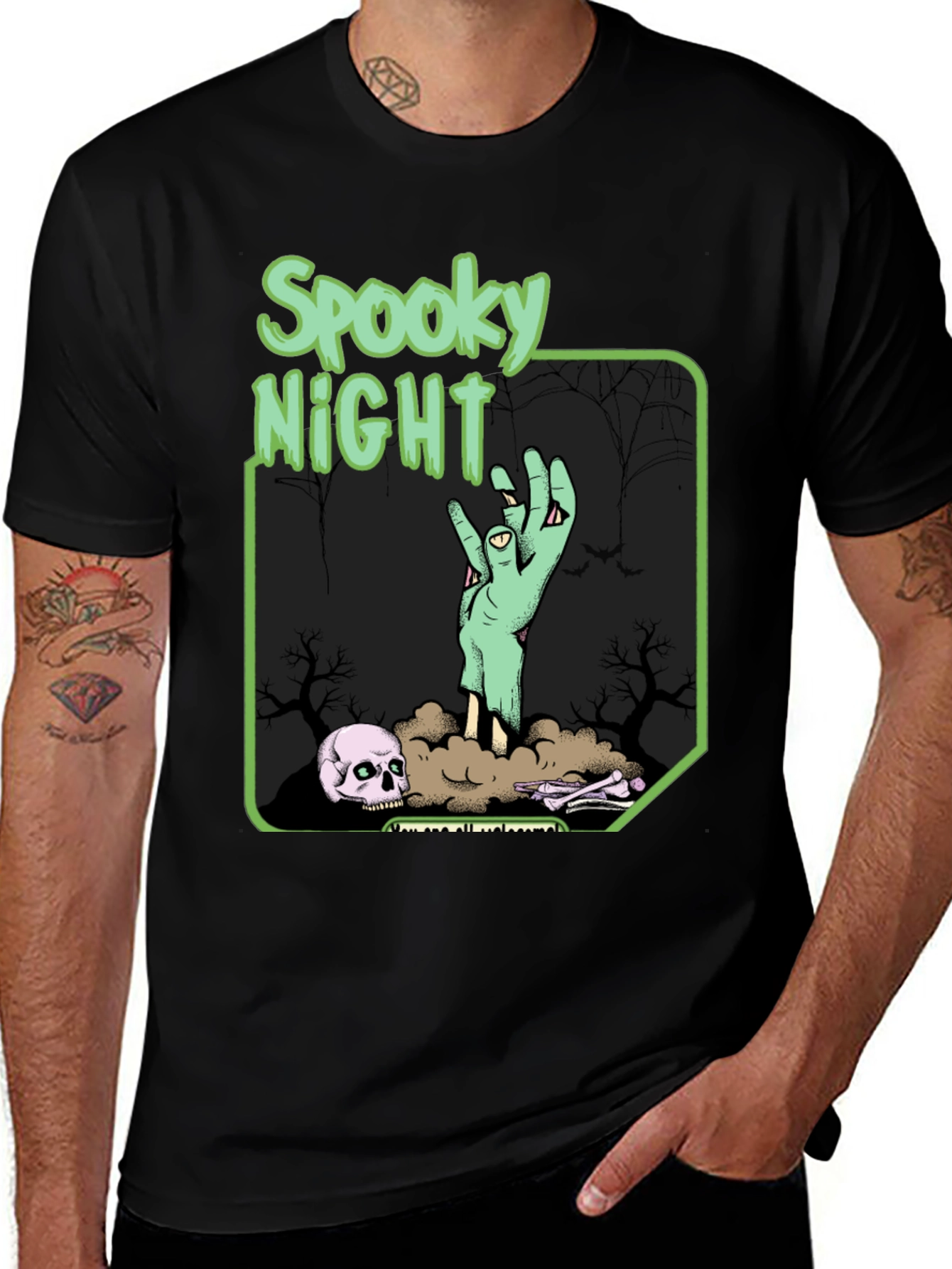 Variant 29 of Spooky Night Graphic T-Shirt