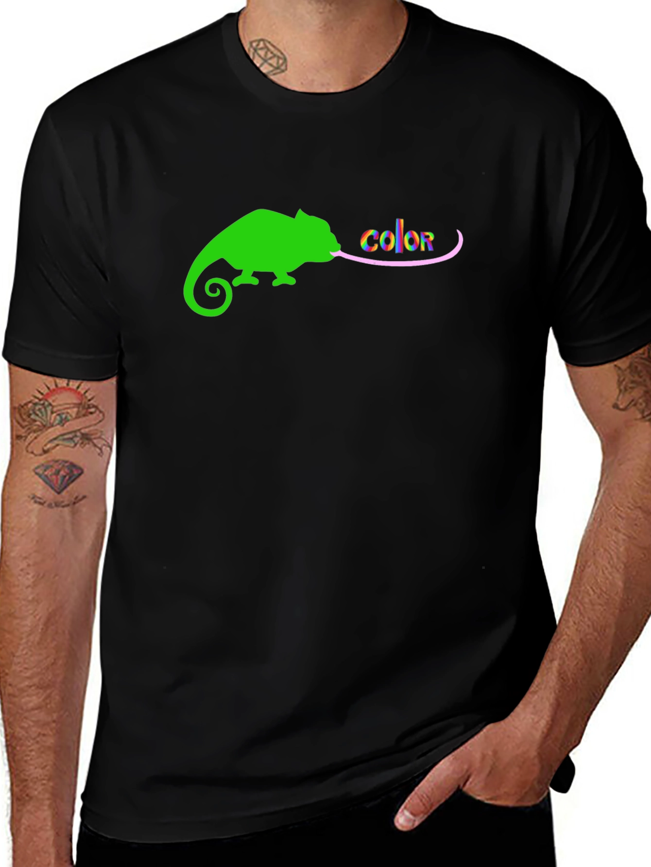 Variant 24 of Color Chameleon Graphic T-Shirt