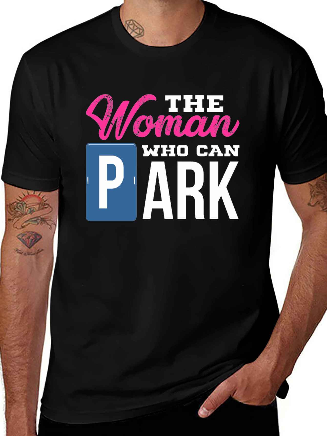 Variant 26 of The Woman Who Can Park T-Shirt