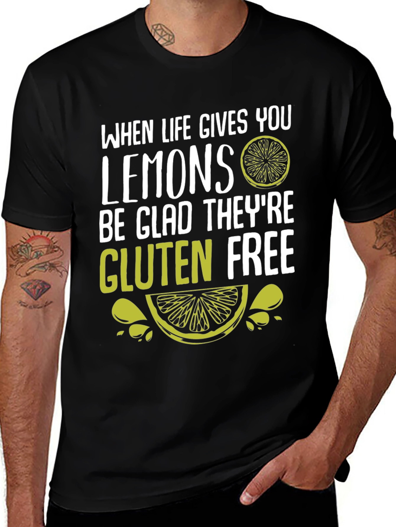 Variant 15 of When Life Gives You Lemons Gluten Free Graphic Tee