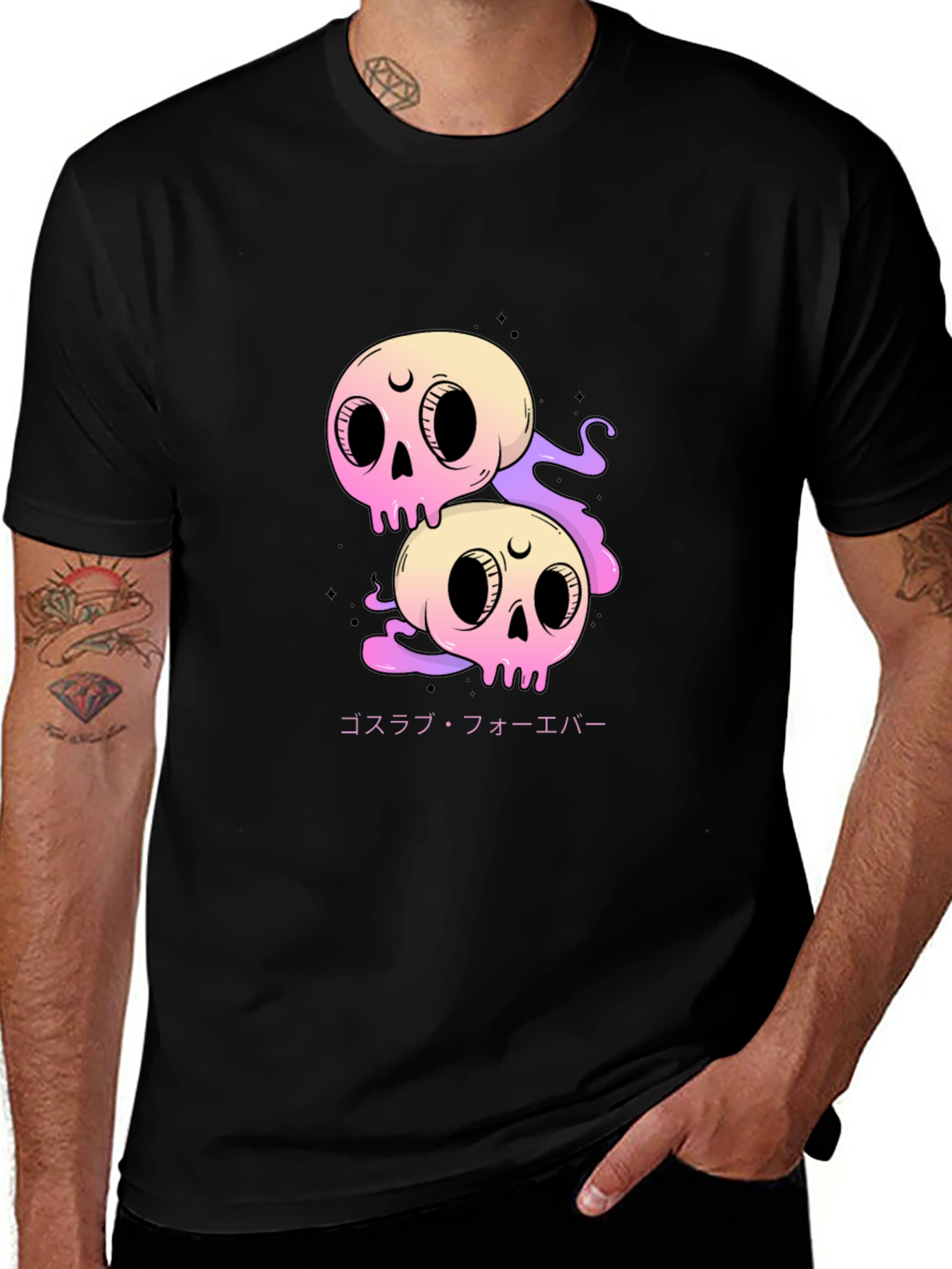Variant 22 of Goth Skulls Forever T-Shirt