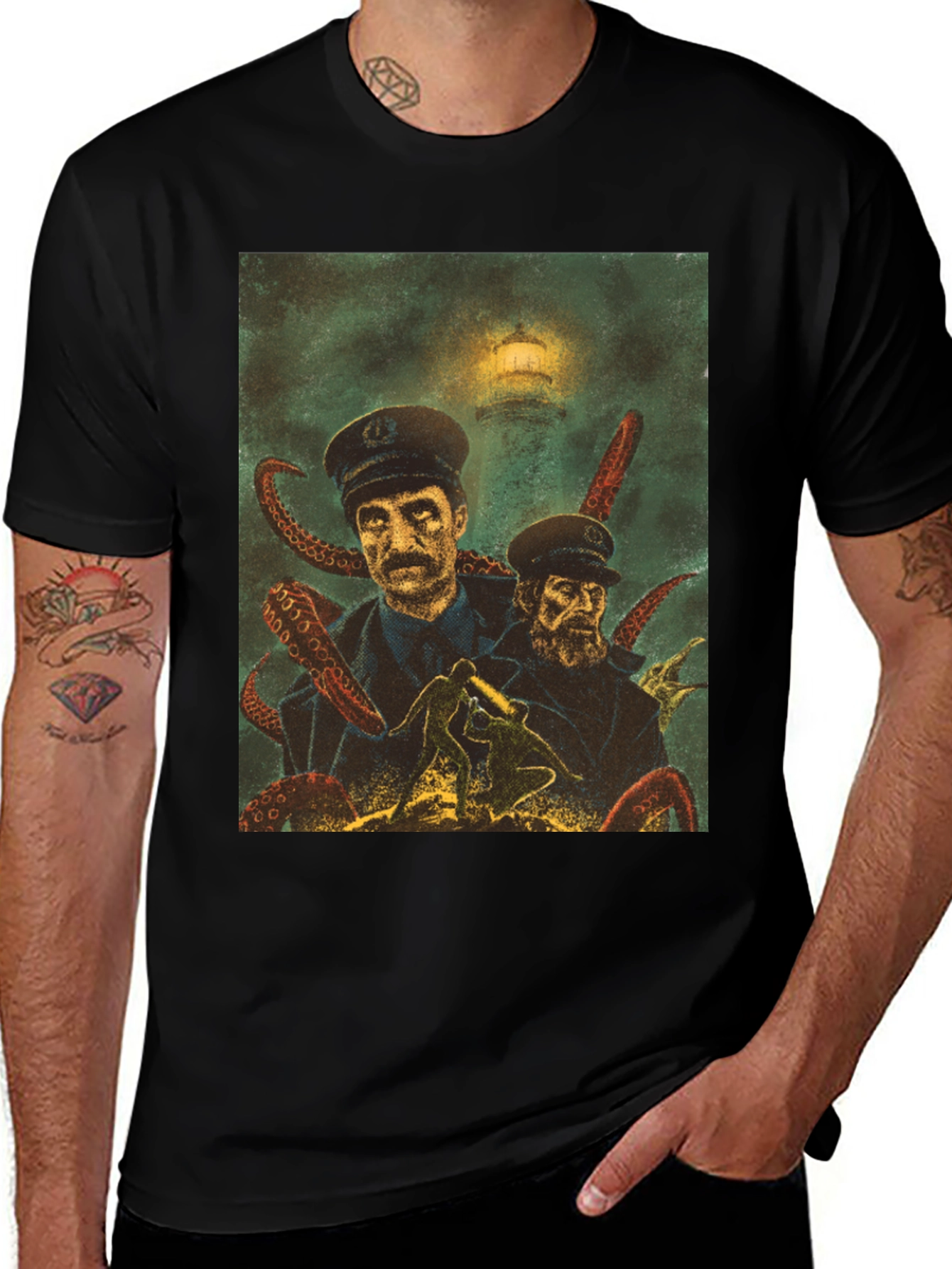 Variant 17 of The Lighthouse T-Shirt - Horror Movie Inspired Tee