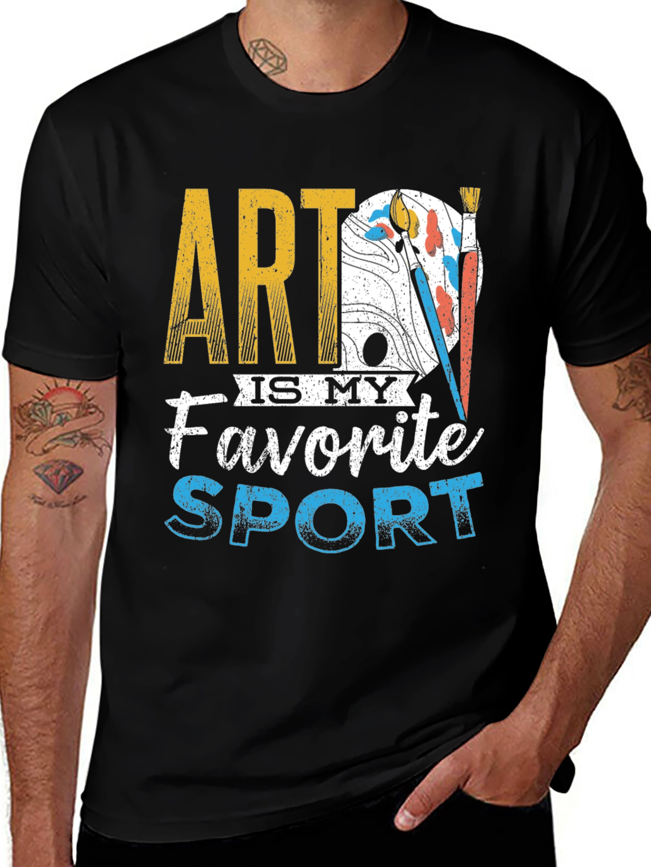 Variant 17 of Art Is My Favorite Sport T-Shirt