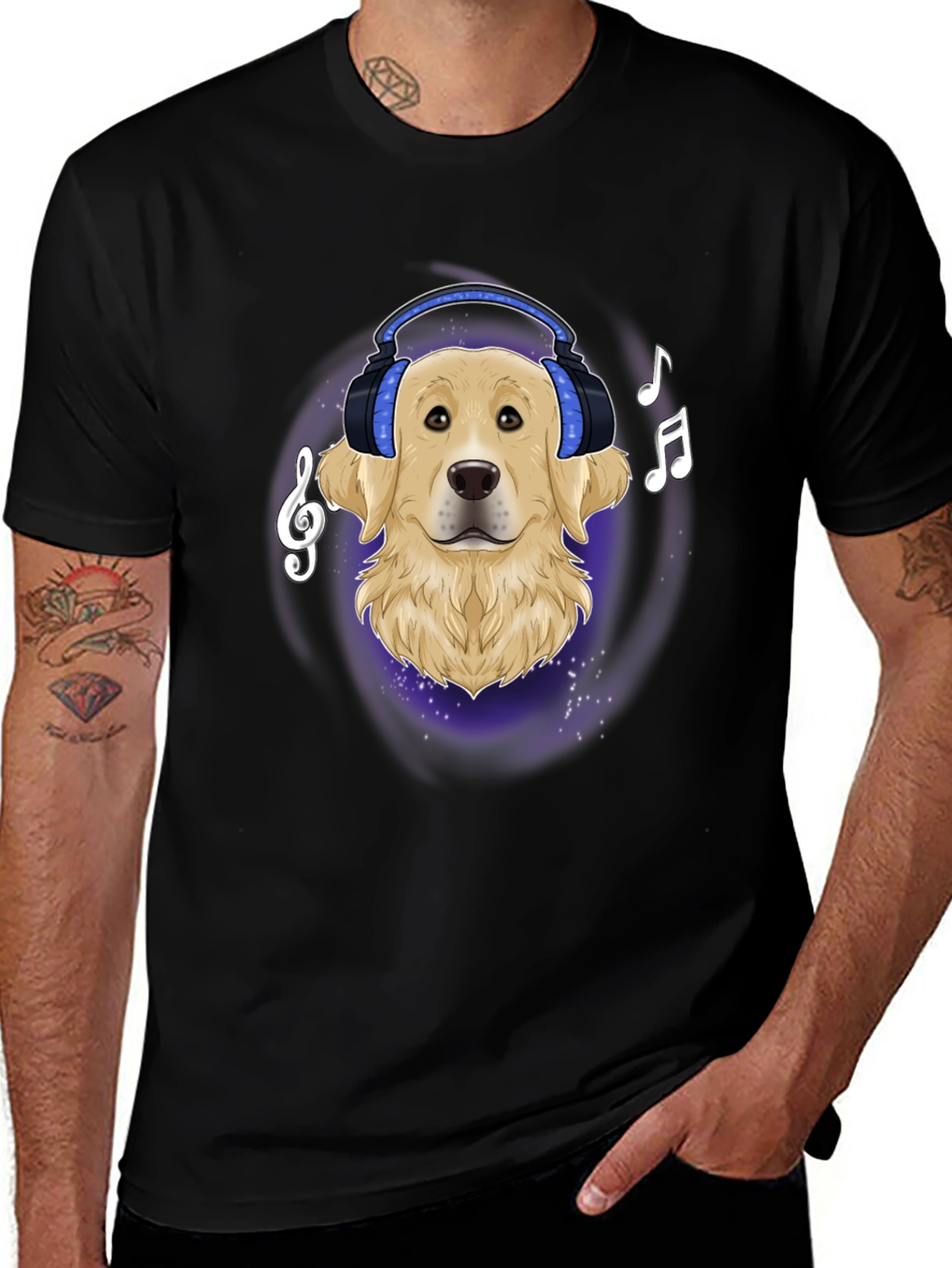 Black Dog DJ T-Shirt main image