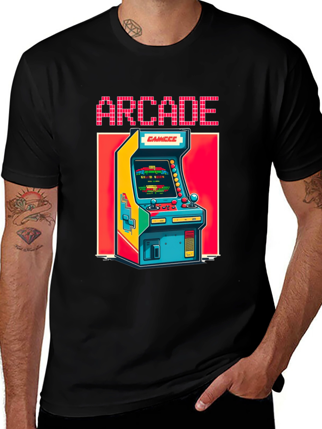 Variant 4 of Retro Arcade T-Shirt - Gamer Style