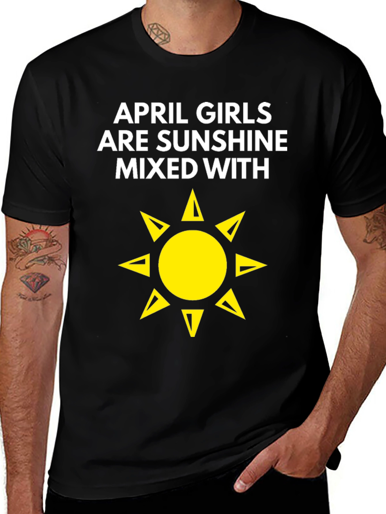 Black April Girls Sunshine T-Shirt main image