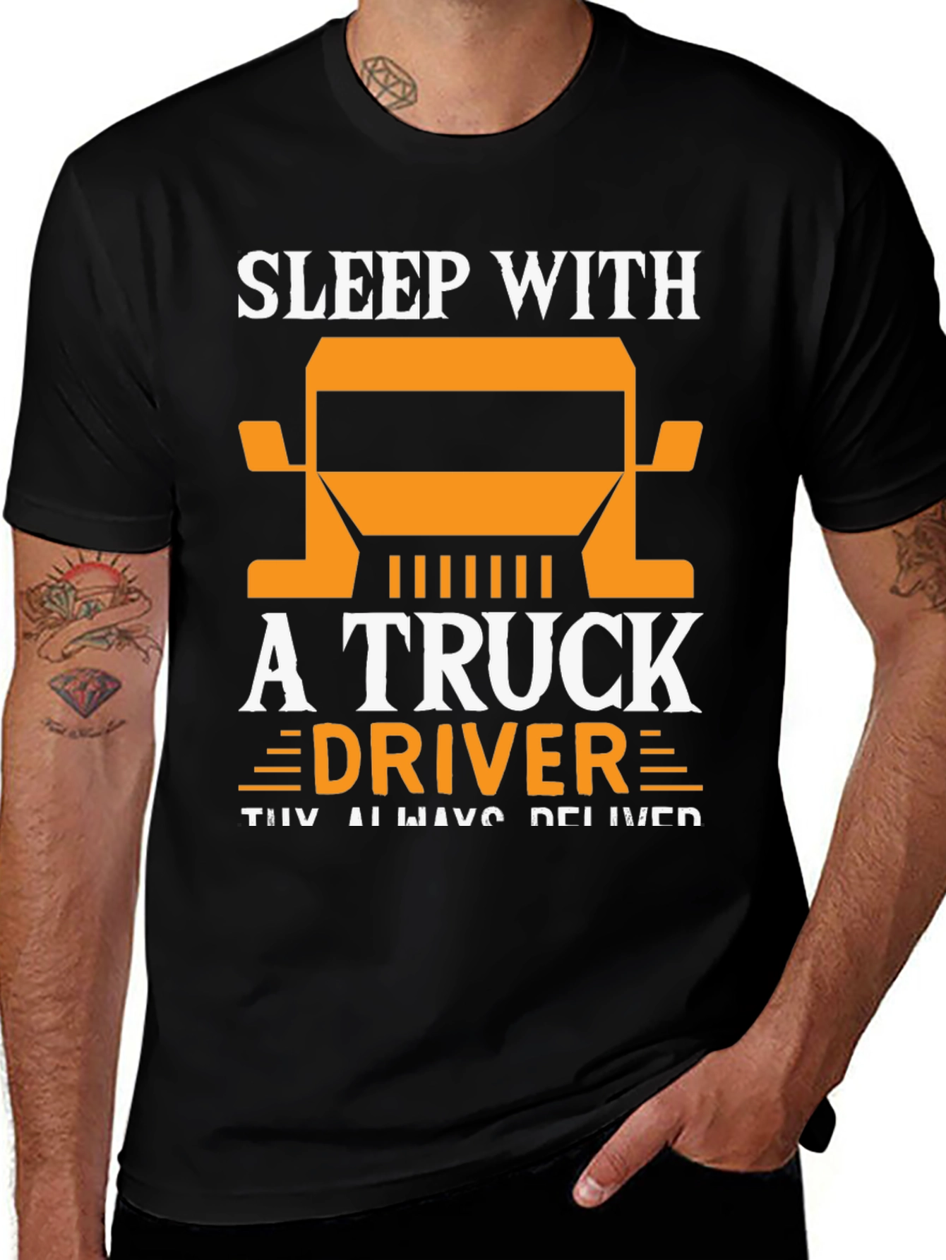 Variant 11 of Sleep with a Truck Driver T-Shirt