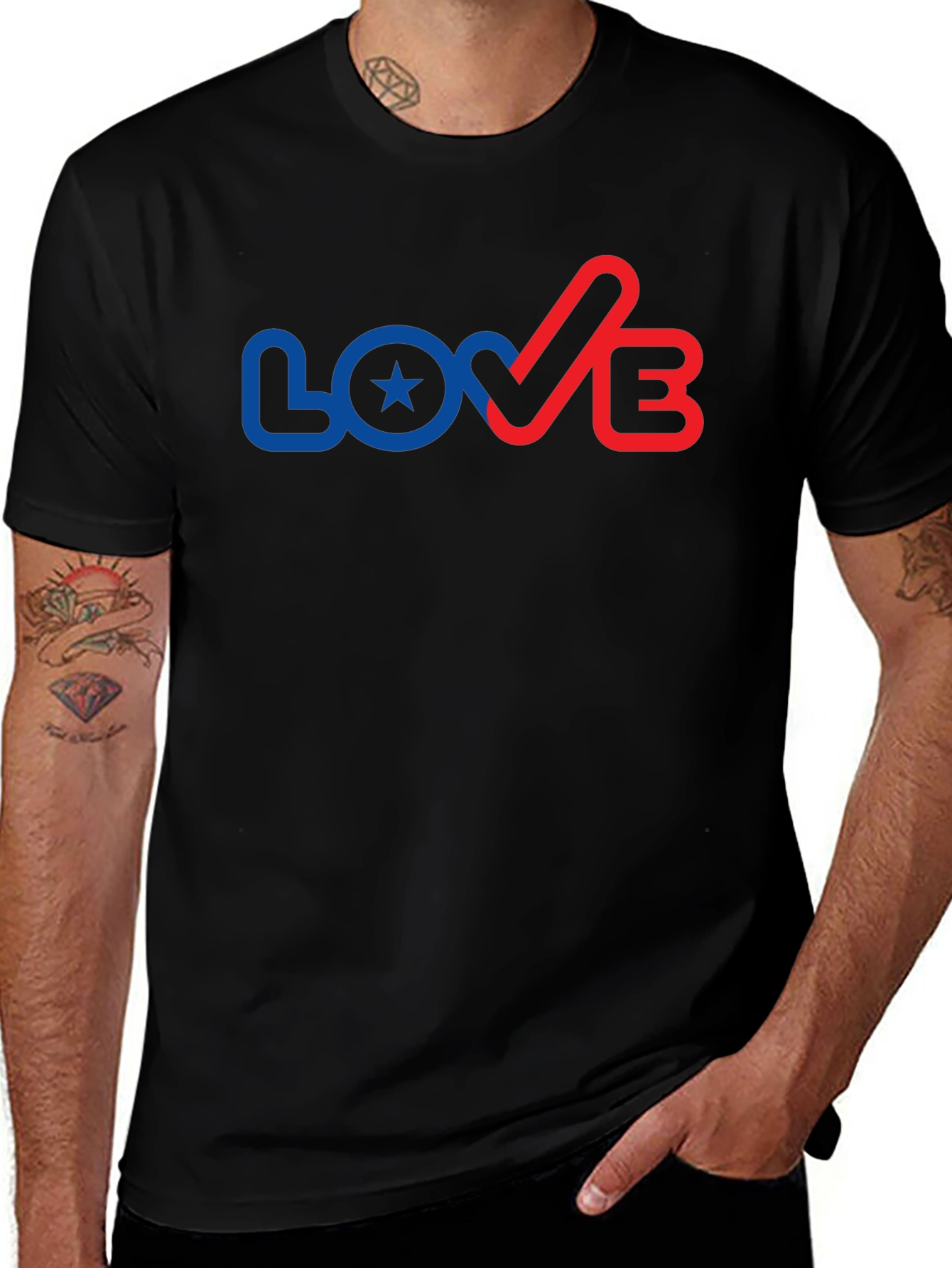 Variant 25 of Patriotic Love T-Shirt