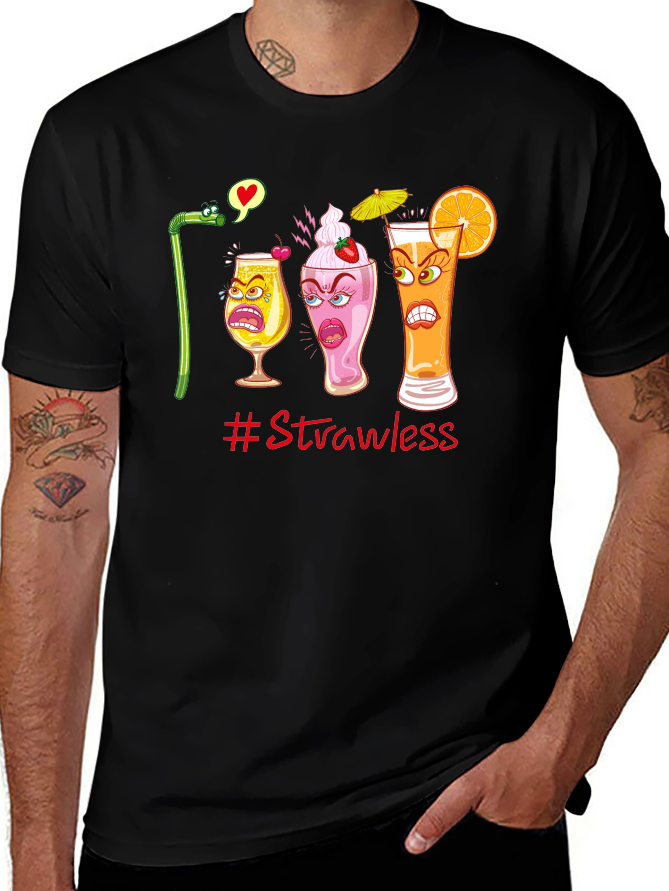 Variant 17 of Strawless Graphic Tee - Environmental Statement