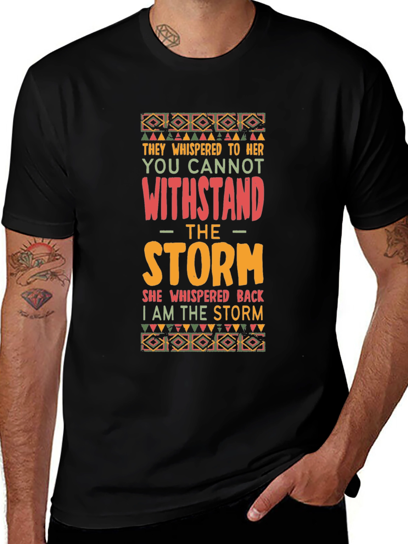 Variant 17 of Empowering I Am The Storm Graphic T-Shirt