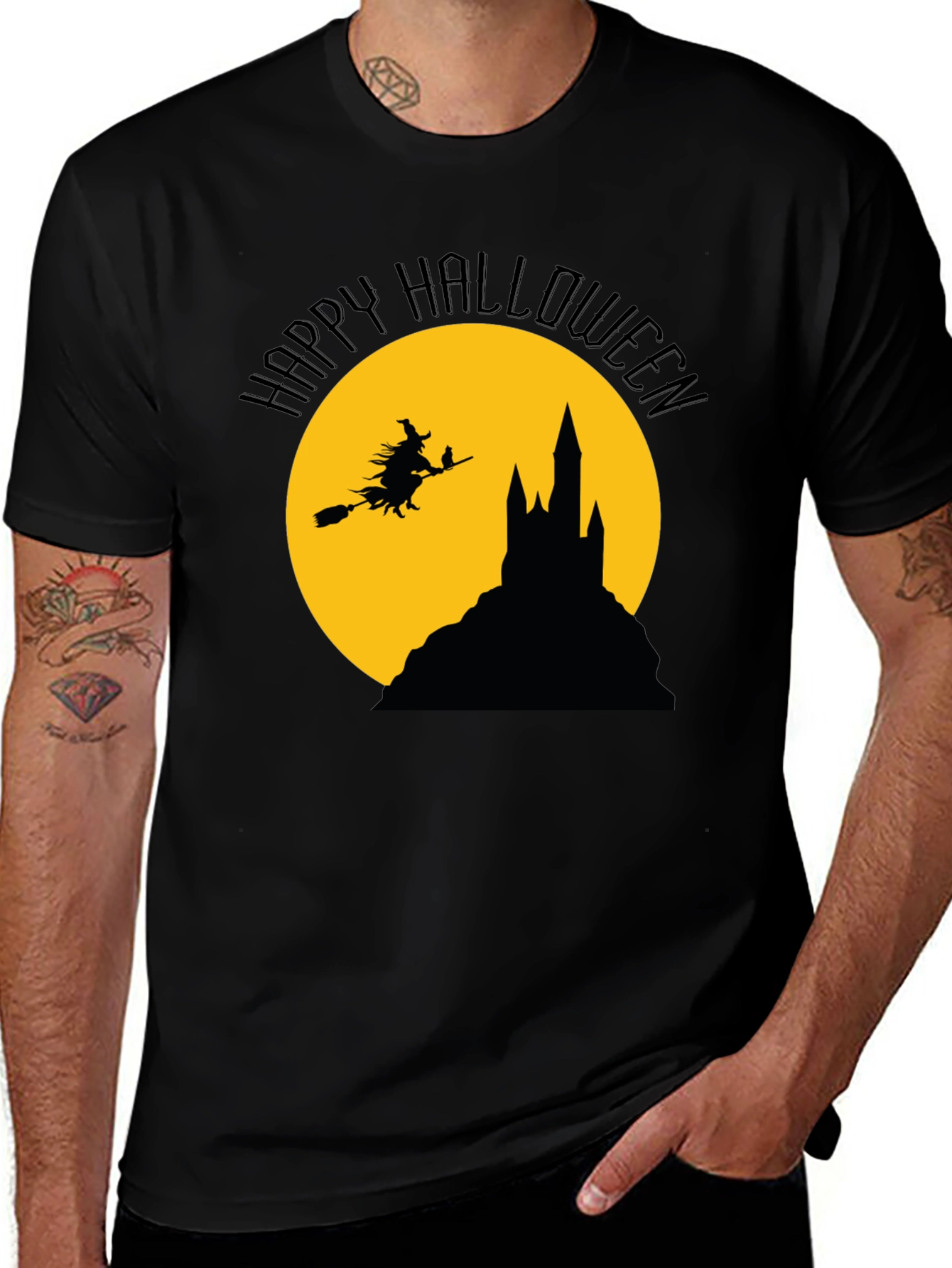 Variant 12 of Happy Halloween Witch Castle T-Shirt