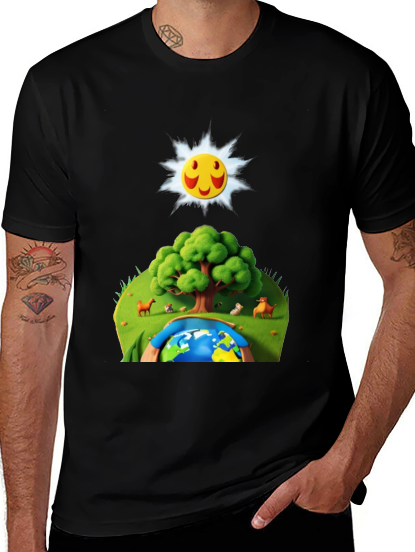 Variant 29 of Eco-Friendly Graphic T-Shirt