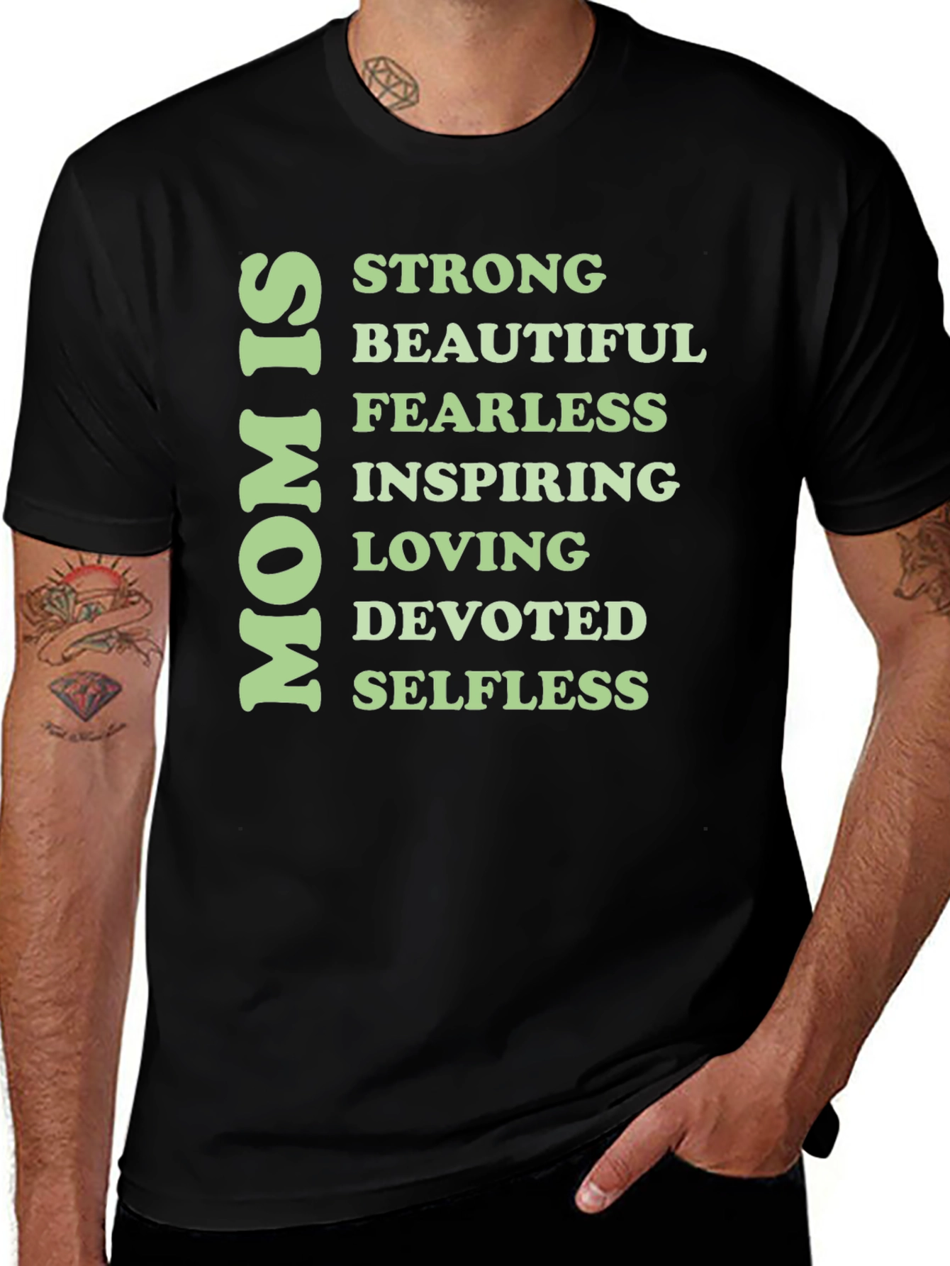 Mom Is Strong T-Shirt - Mother's Day Gift