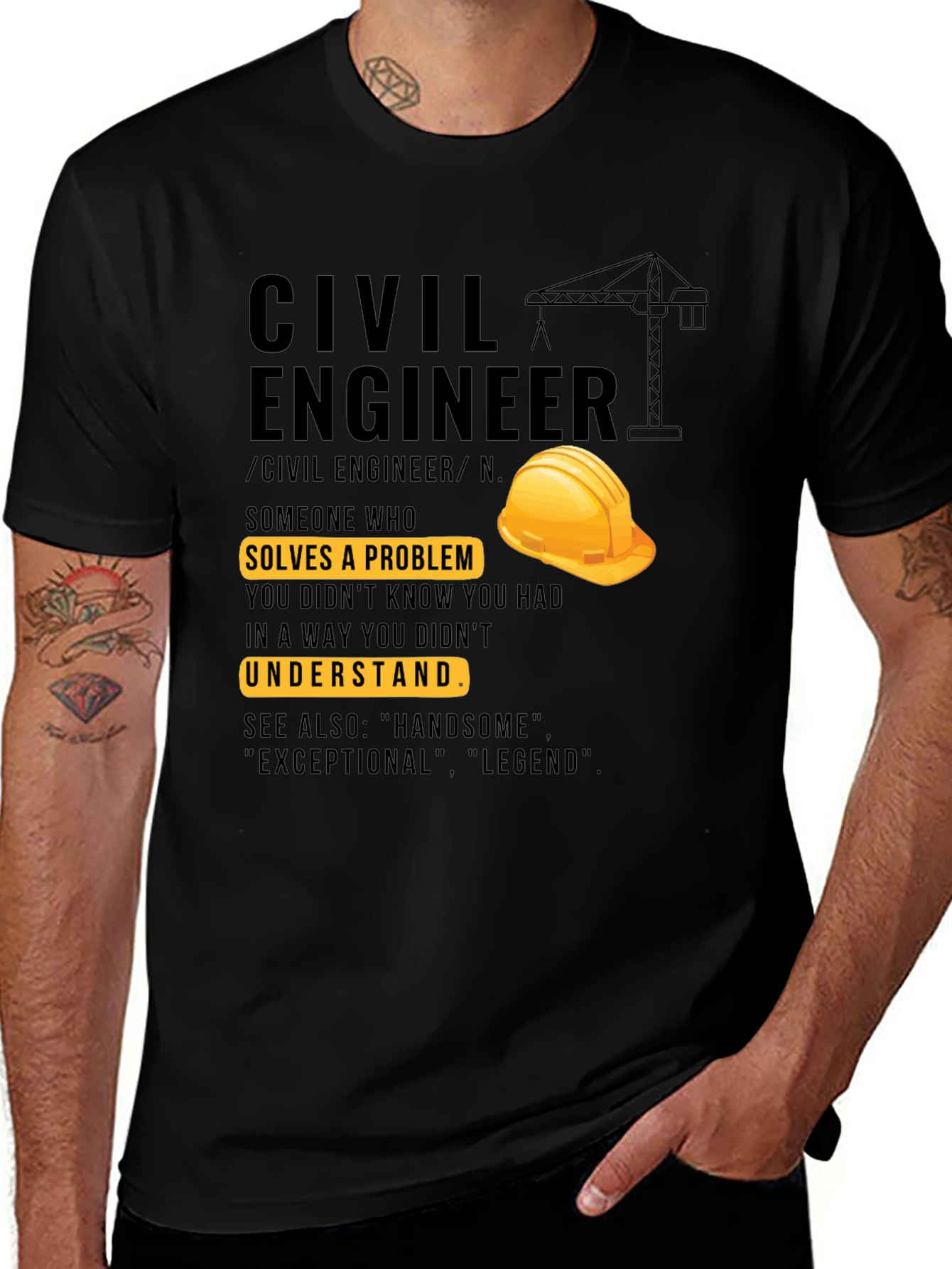 Civil Engineer Definition T-Shirt