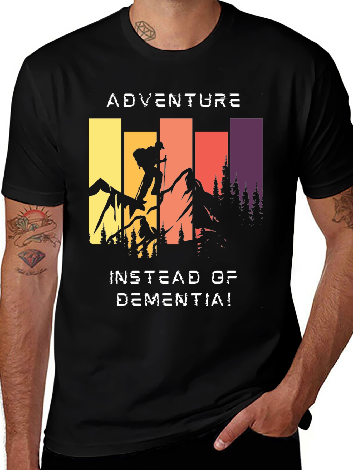 Variant 6 of Adventure Instead of Dementia T-Shirt