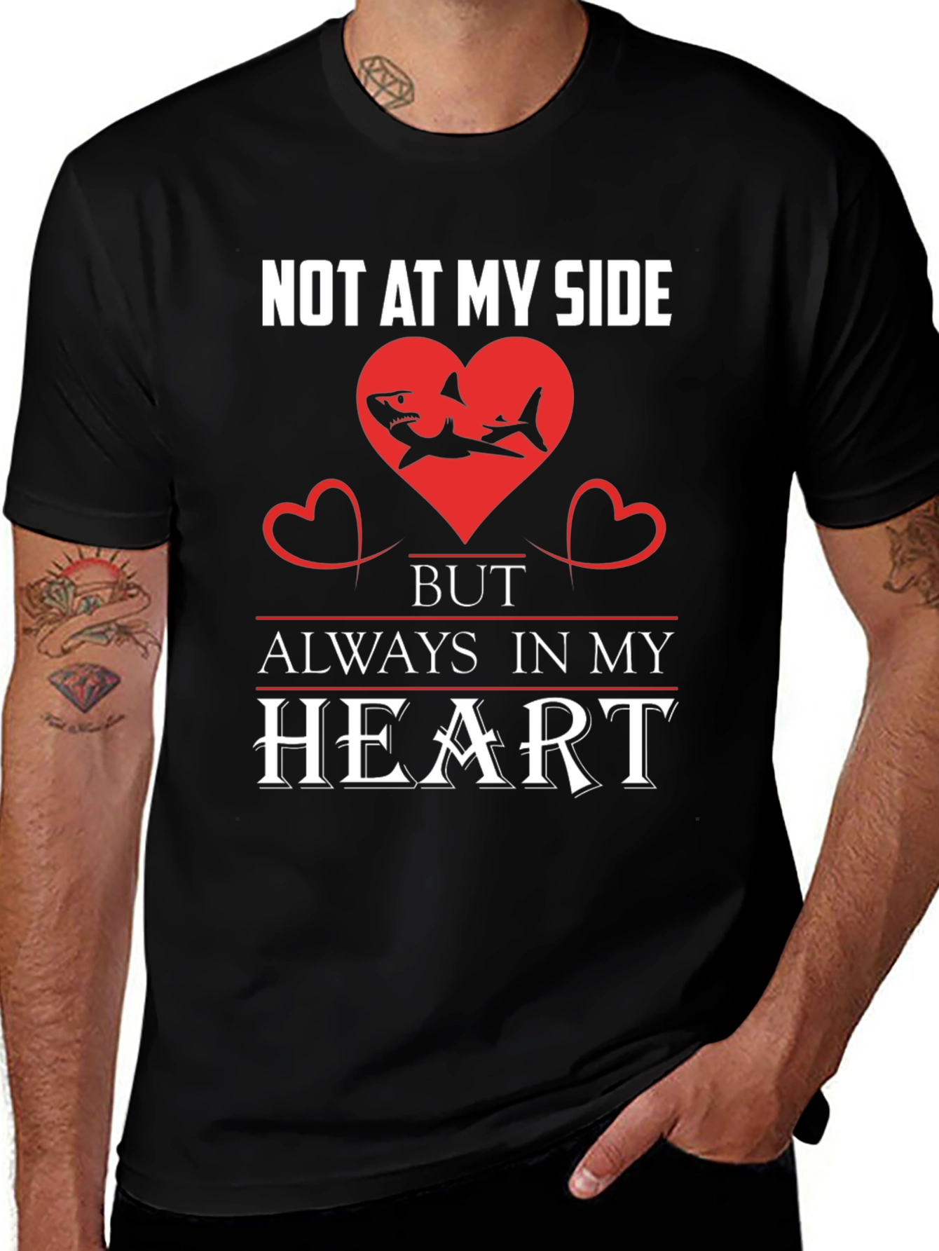 Variant 10 of Shark Lover T-Shirt: Always in My Heart
