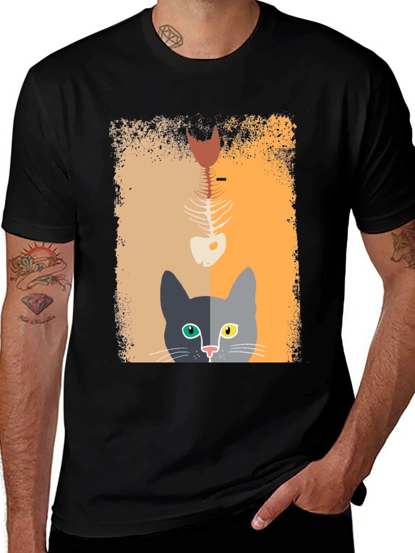 Variant 6 of Cat X-Ray T-Shirt