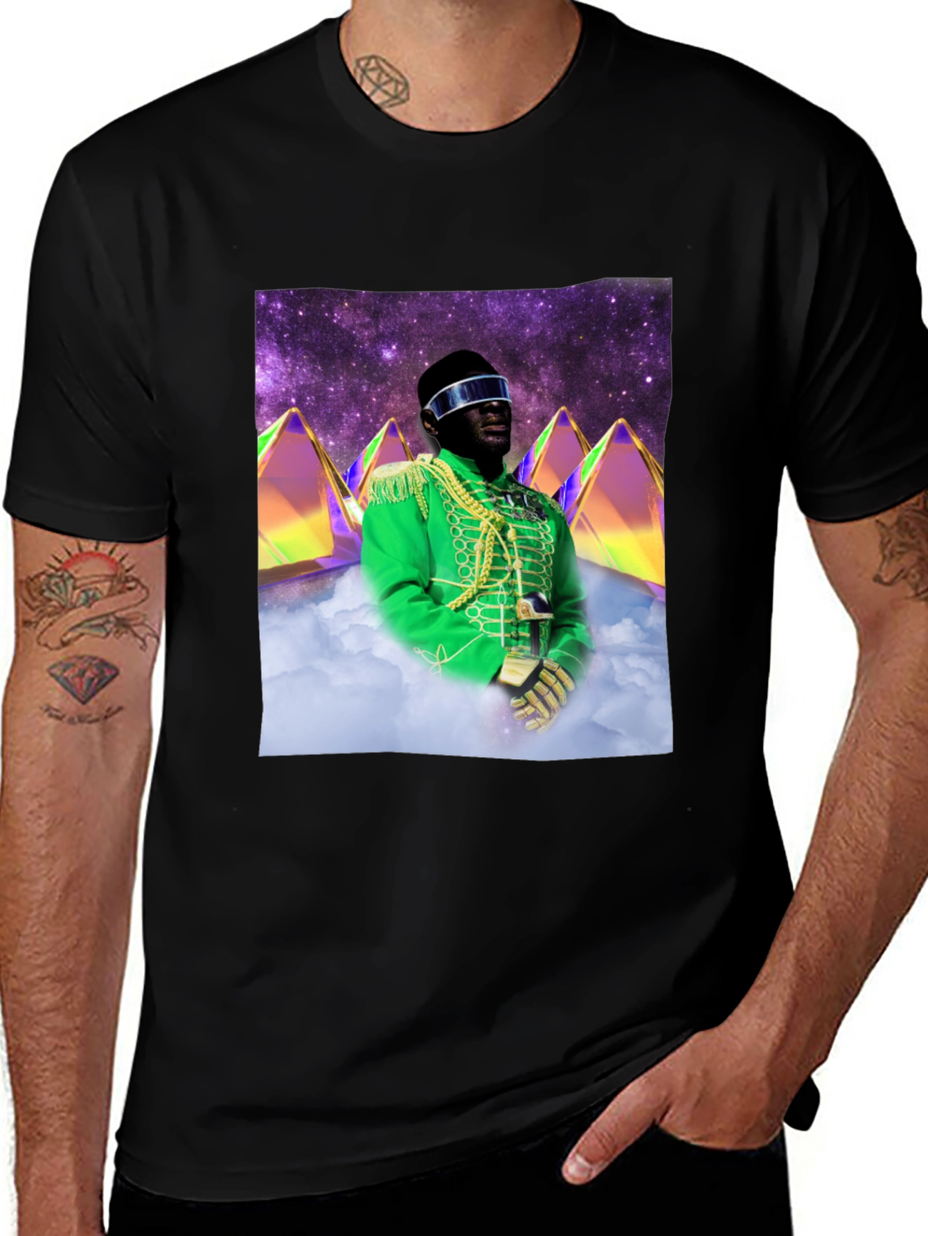 Variant 11 of Cosmic Green Outfit T-Shirt