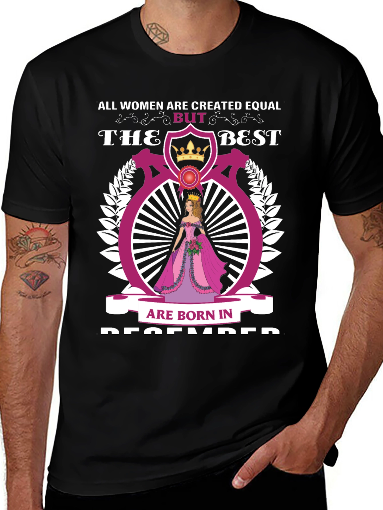 Variant 8 of December Birthday Queen T-Shirt