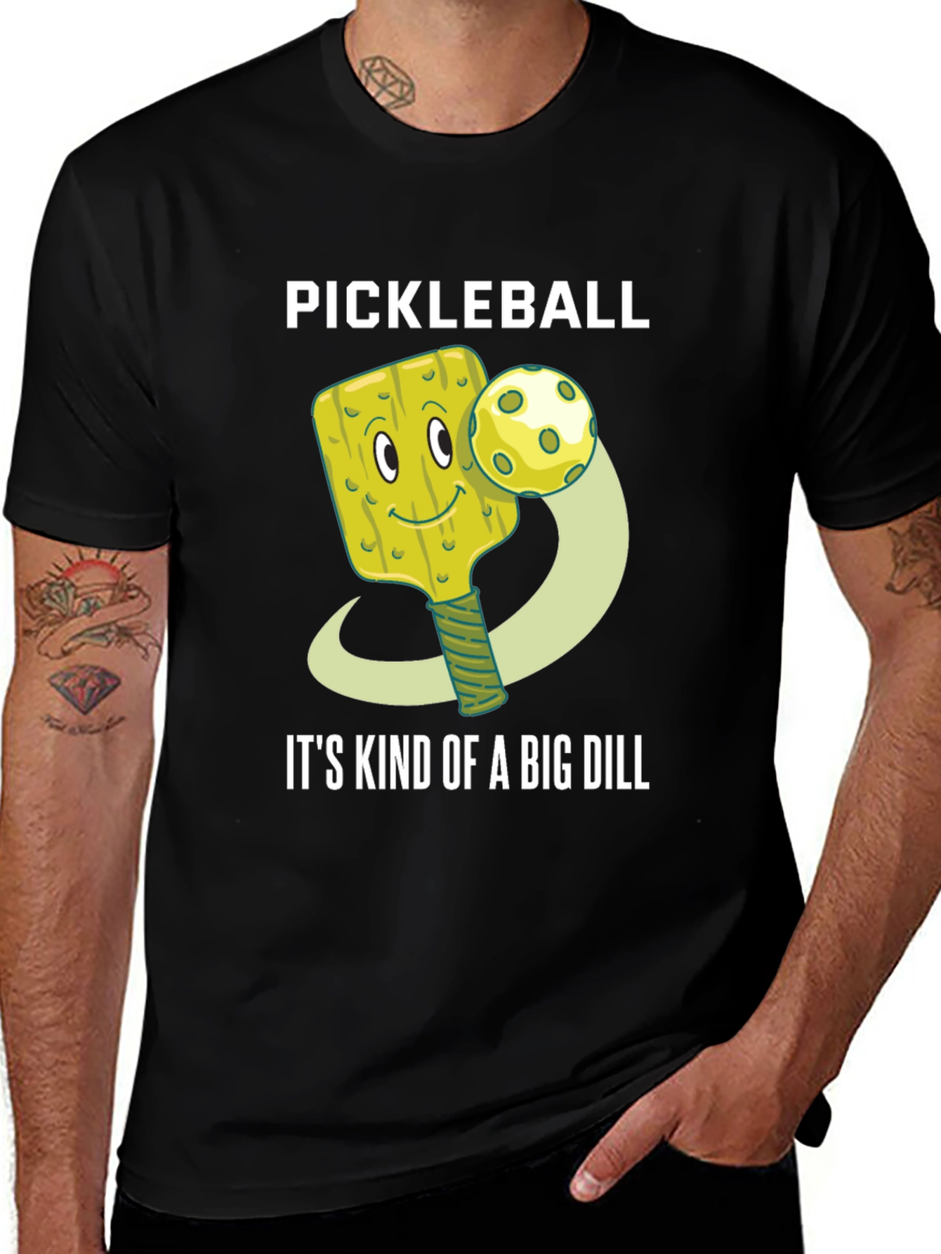 Variant 16 of Pickleball T-Shirt - It's Kind Of A Big Dill