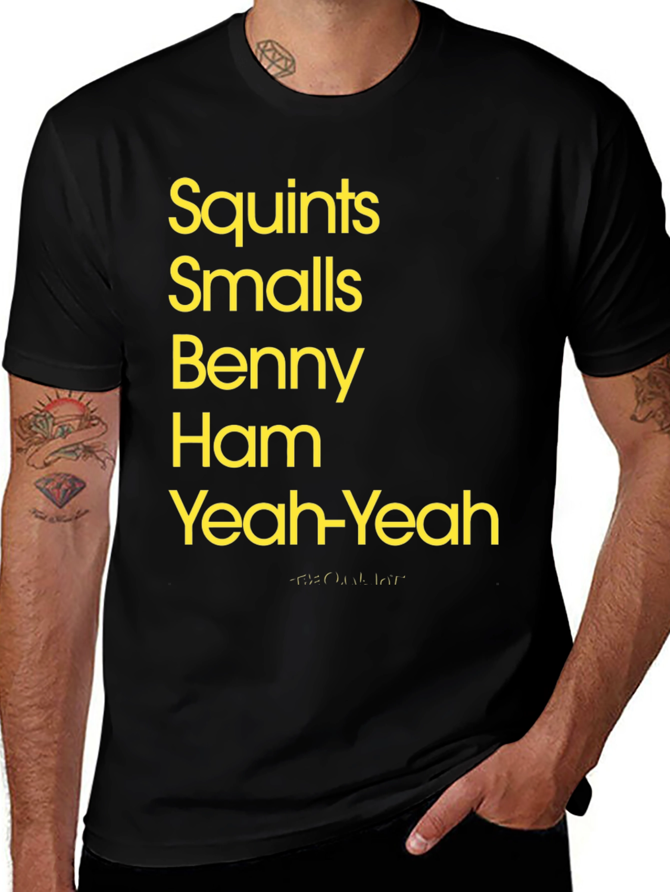 Variant 26 of Squints Smalls Benny Ham Yeah-Yeah T-Shirt