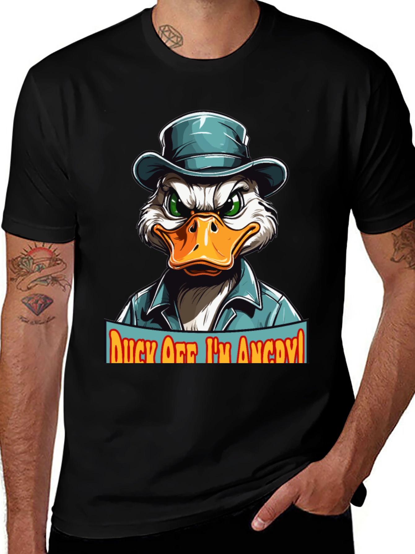 Variant 12 of Duck Off I'm Angry Graphic T-Shirt
