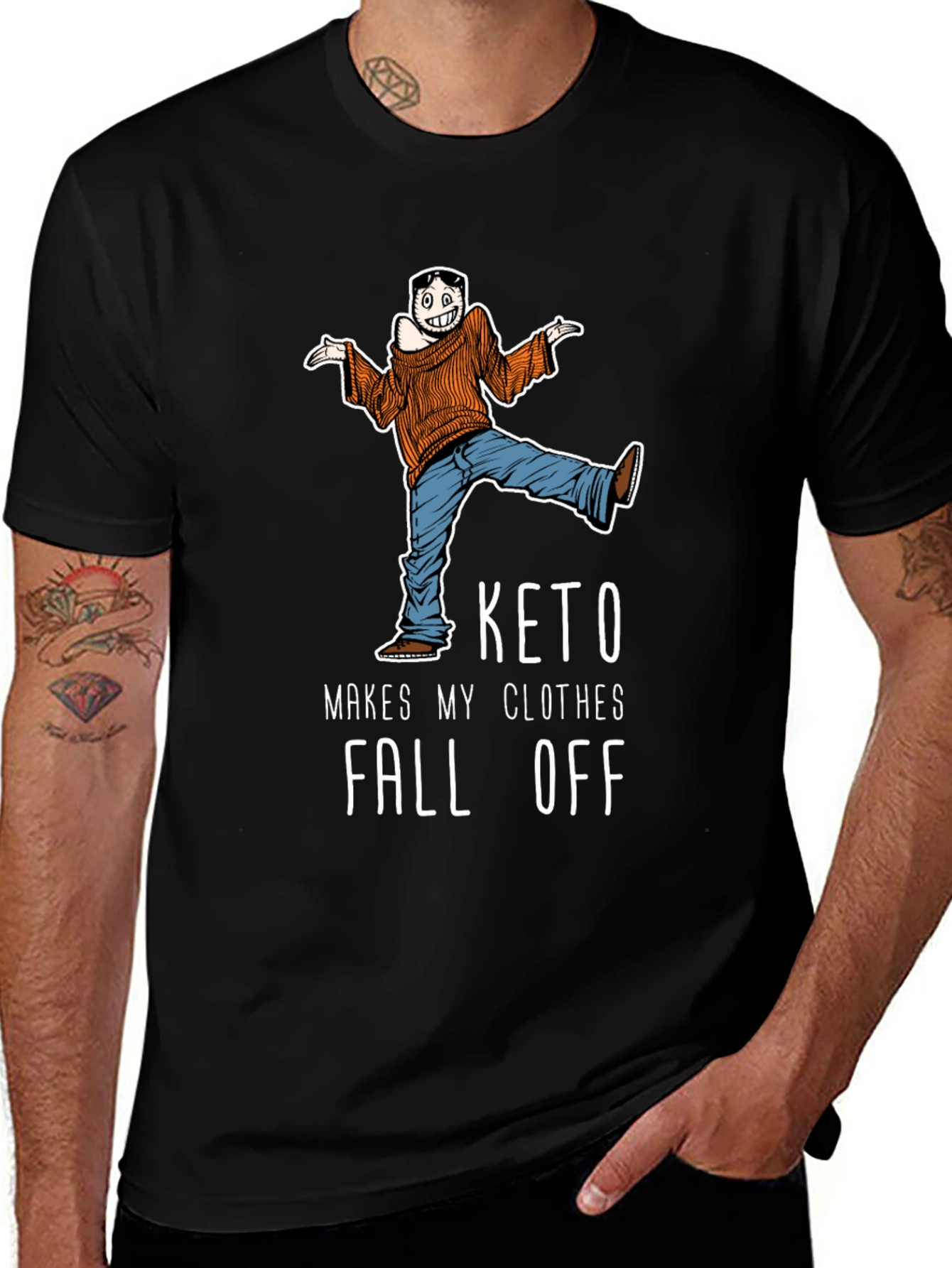 Variant 6 of Keto Makes My Clothes Fall Off T-Shirt